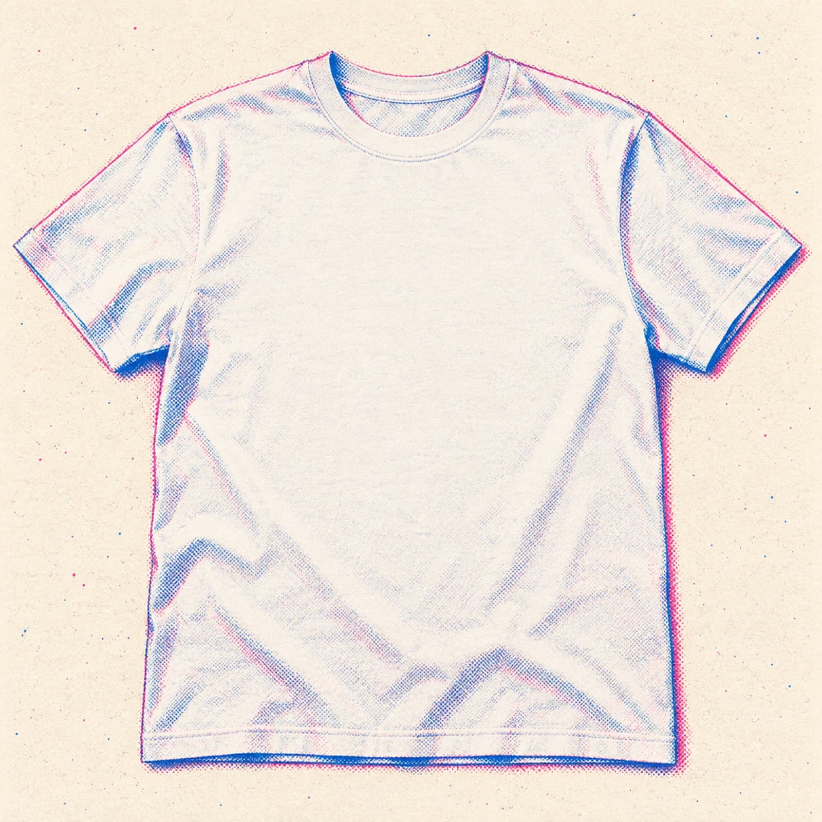Riso T-shirt Mockups | Square High-Res preview