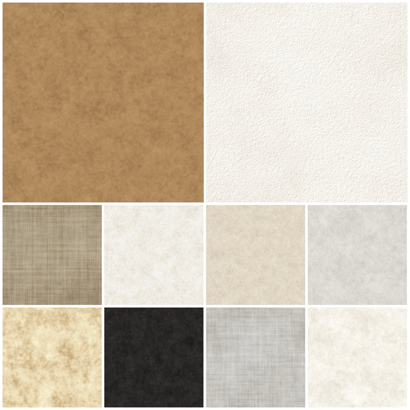 Seamless Paper & Linen Textures: Kraft, Watercolor Paper, Canvas, 10 JPG preview