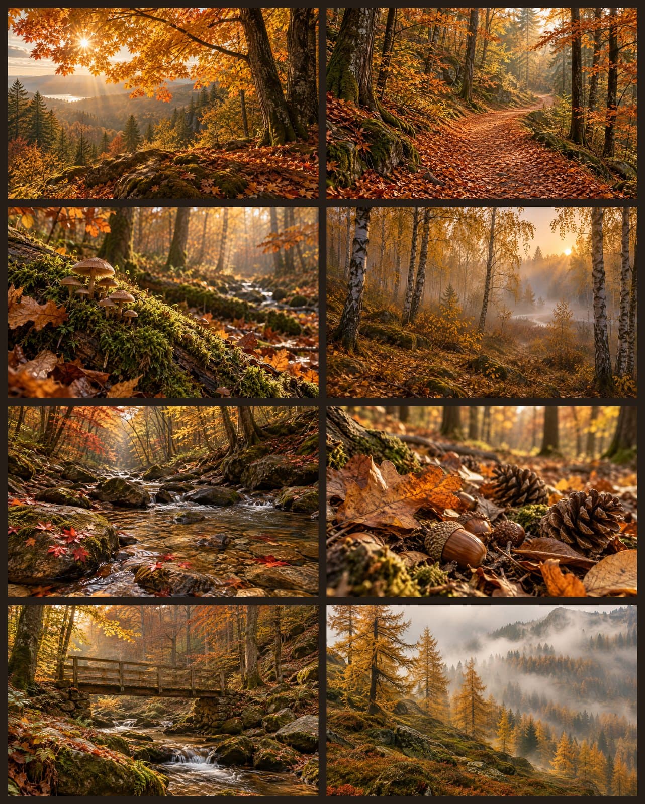 Autumn Forest Stock Photos: 8 Golden Fall Woodland Images preview
