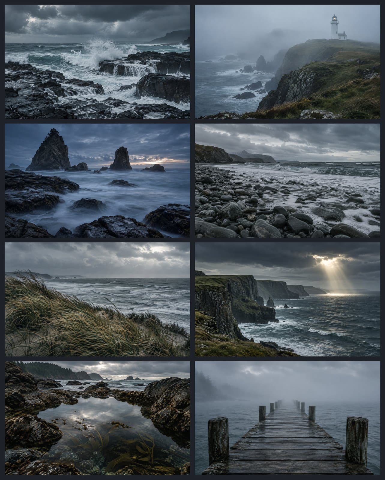 Moody Ocean & Coast Stock Photos | 8 Stormy Seascapes preview