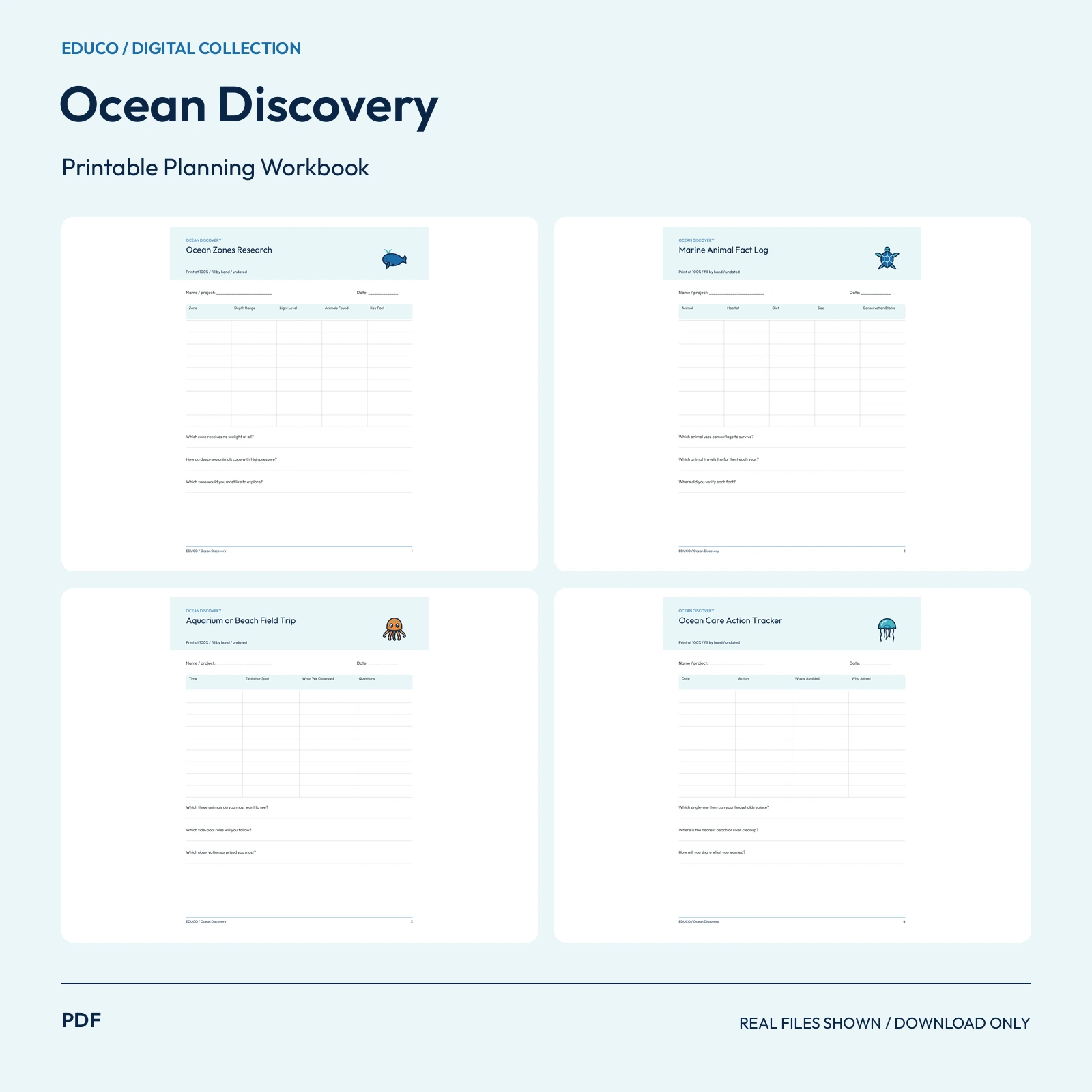 Ocean Discovery - Ocean Discovery Study Planner preview