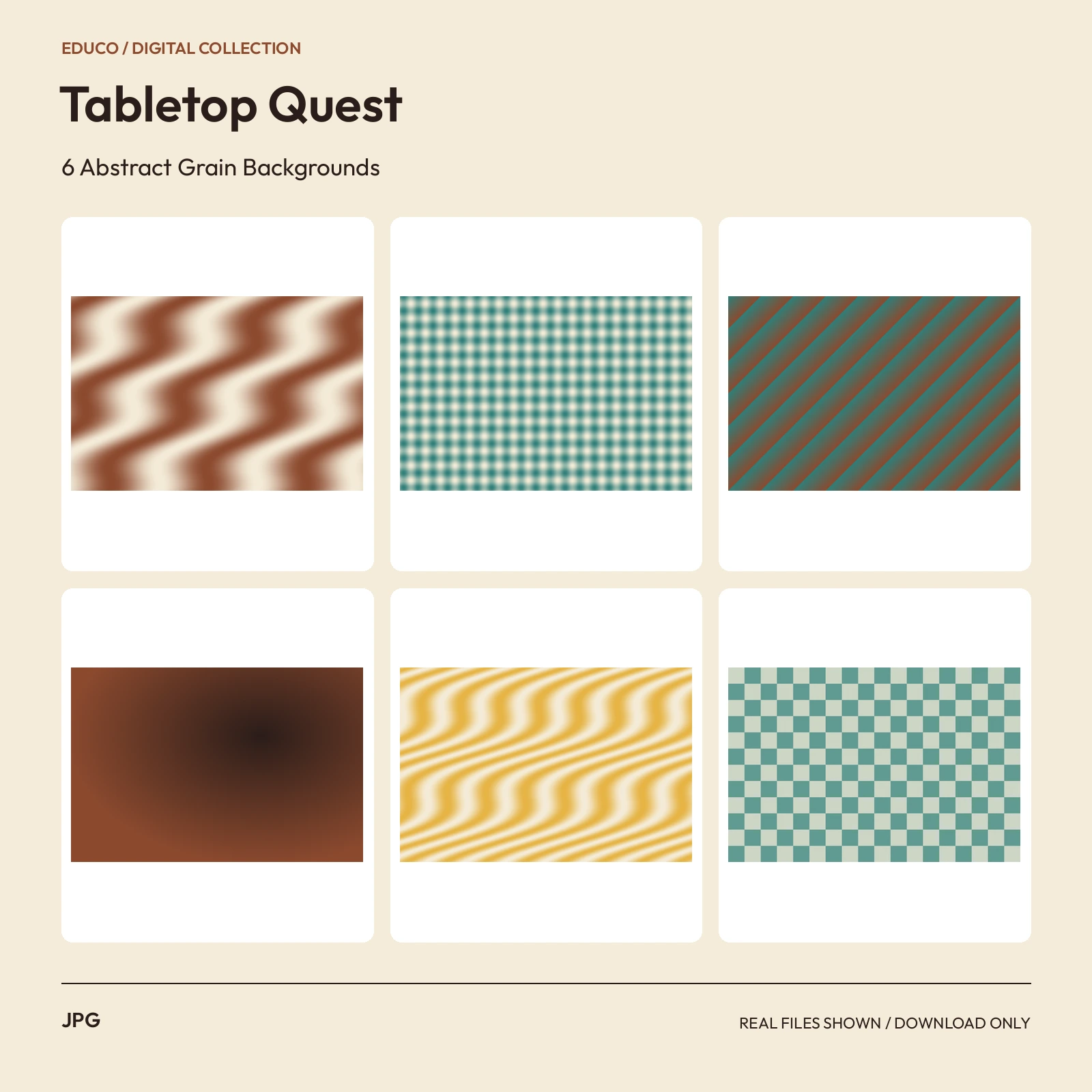 Tabletop Quest - 6 Abstract Grain Backgrounds preview