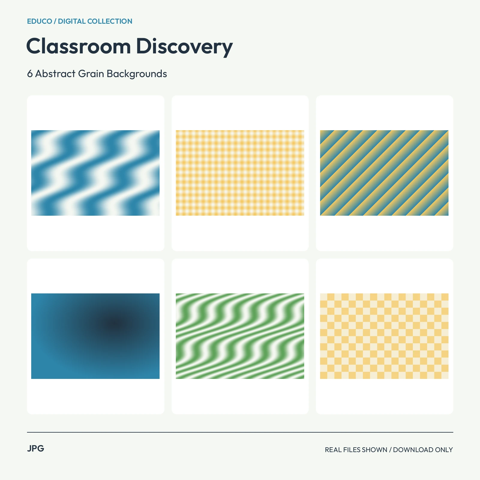 Classroom Discovery - 6 Abstract Grain Backgrounds preview
