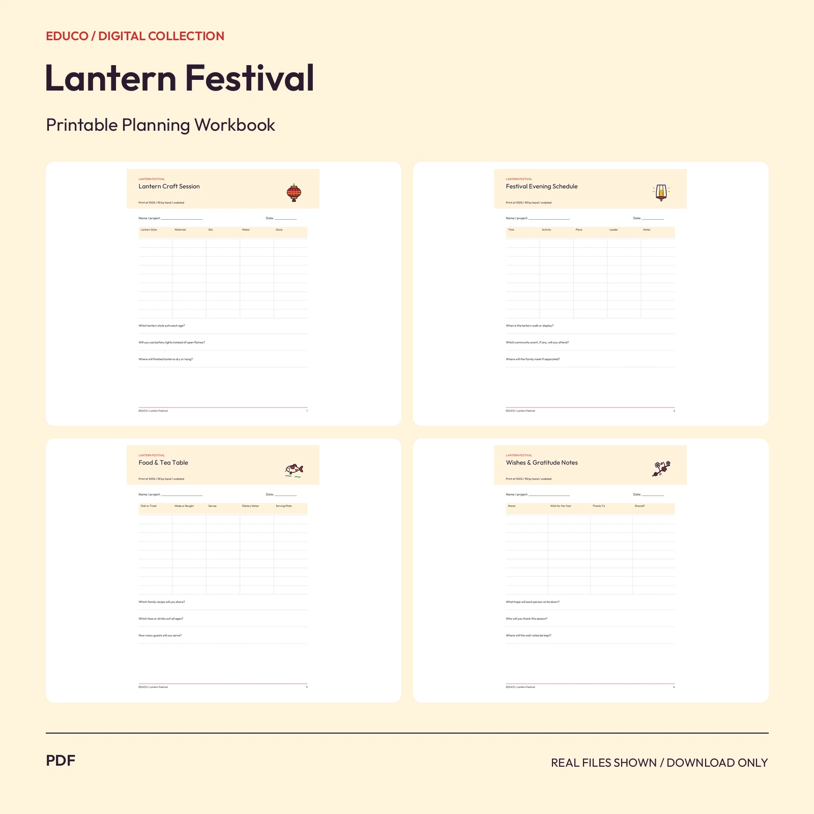 Lantern Festival - Lantern Festival Family Celebration Planner preview