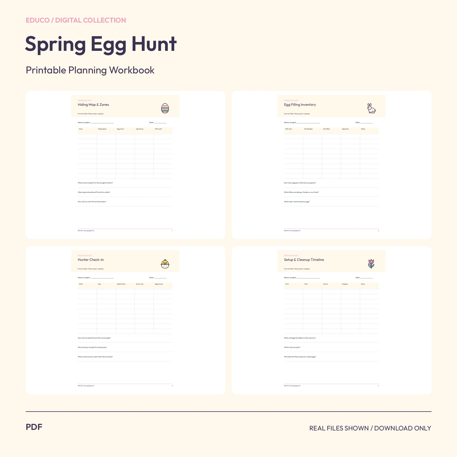 Spring Egg Hunt - Spring Egg Hunt Organizer preview