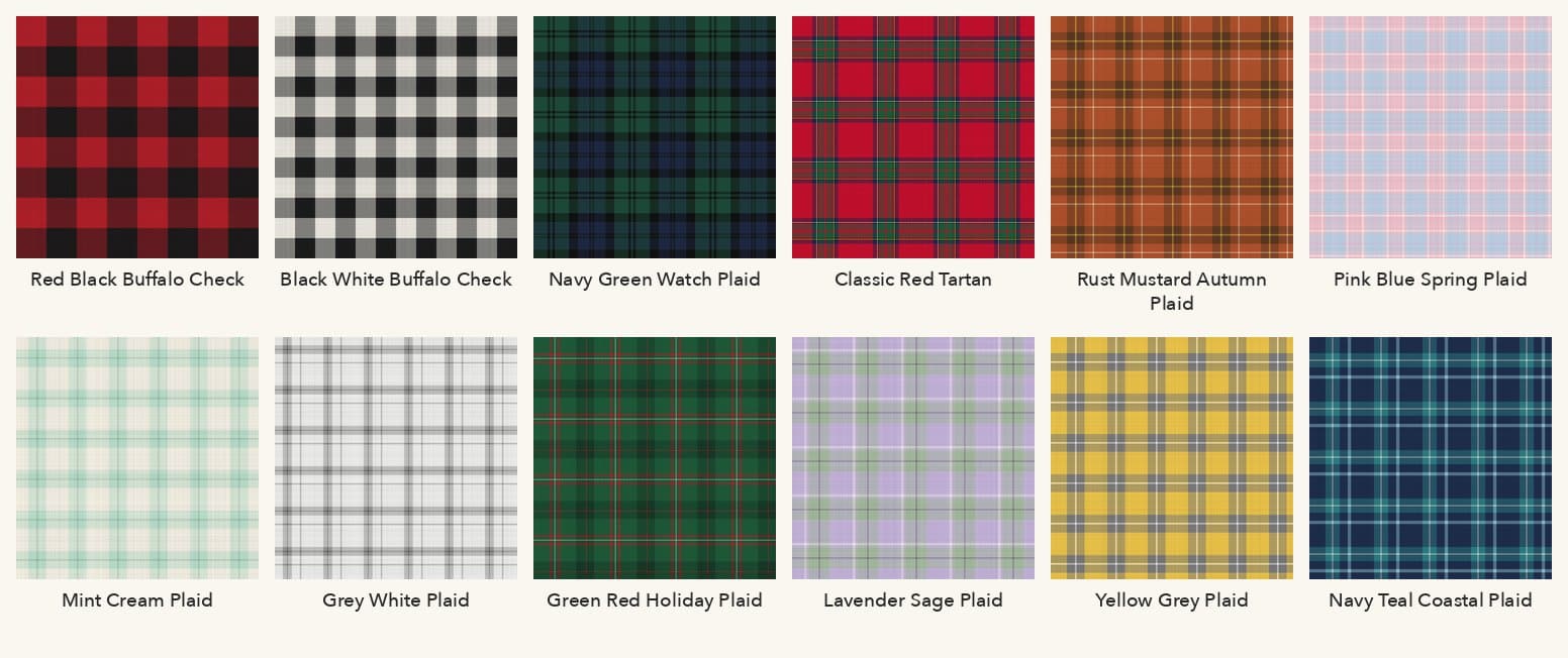 Buffalo Check & Tartan Plaid Digital Paper, 12 Seamless Sheets, preview 2 of 4