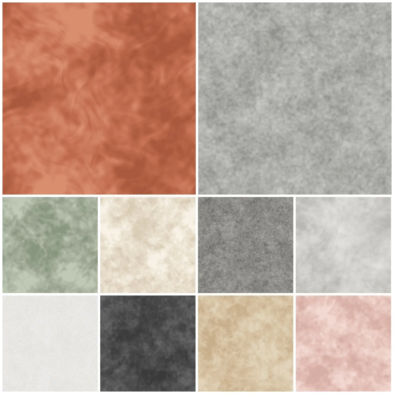 Seamless Concrete & Limewash Plaster Textures, 10 JPG Wall Backgrounds preview