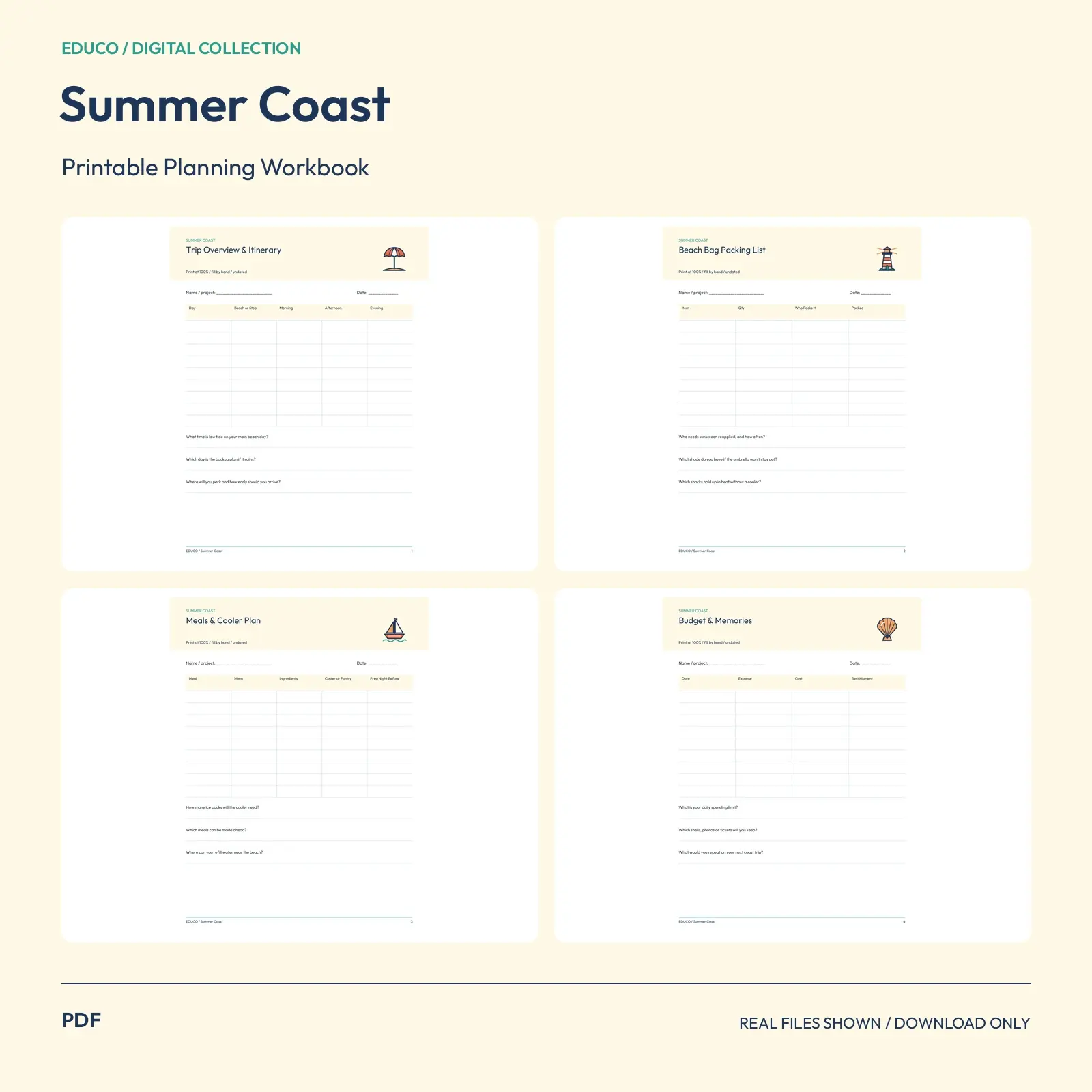 Summer Coast - Summer Beach Trip Planner preview