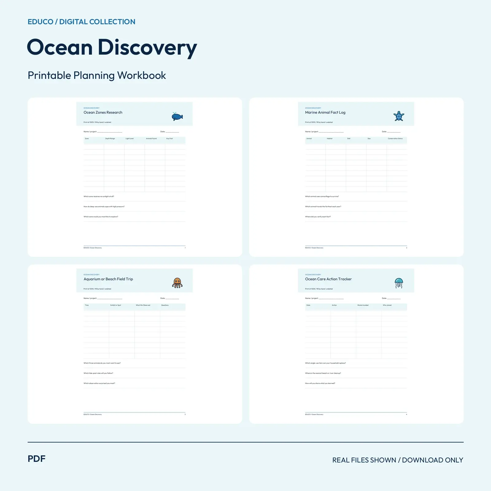 Ocean Discovery - Ocean Discovery Study Planner preview