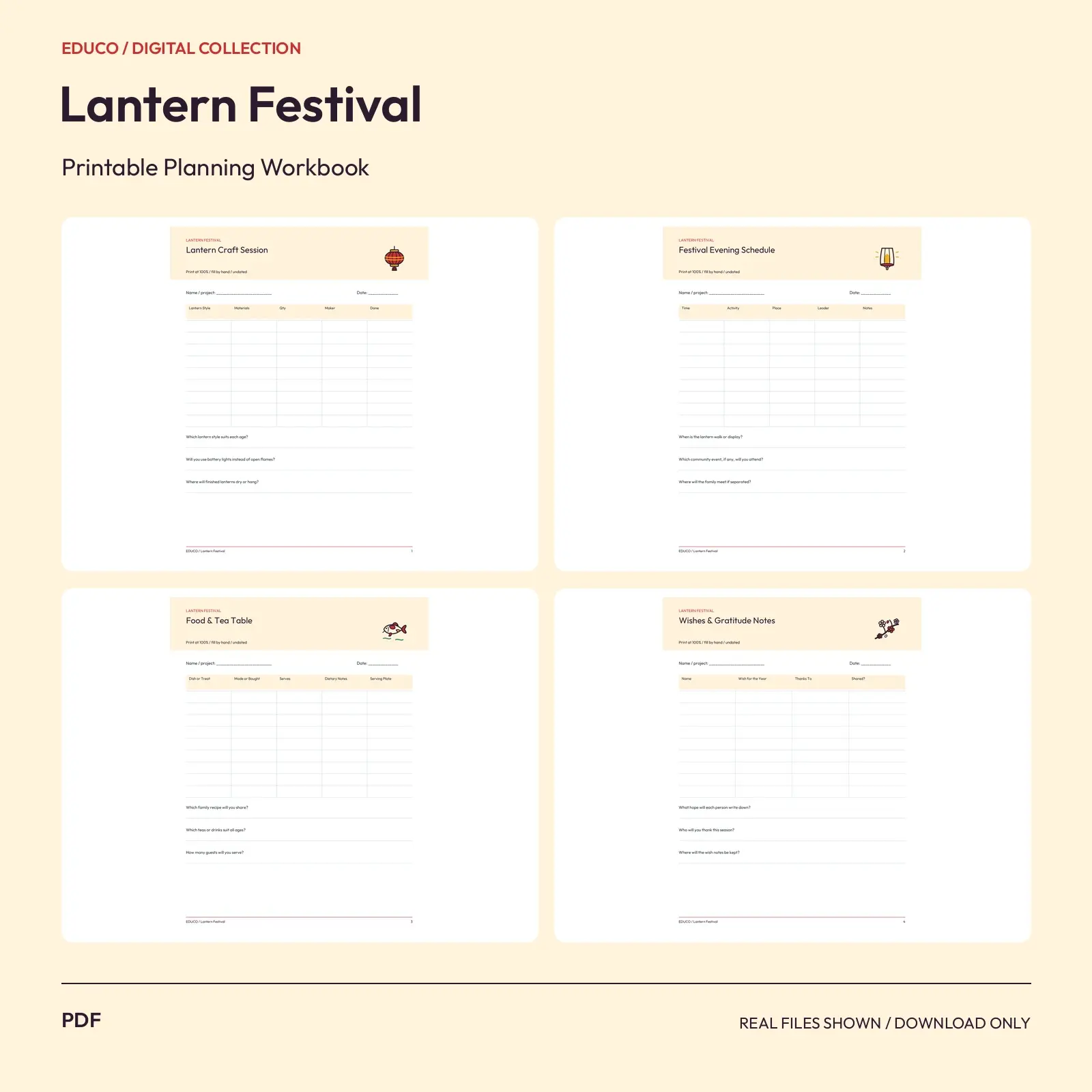 Lantern Festival - Lantern Festival Family Celebration Planner preview