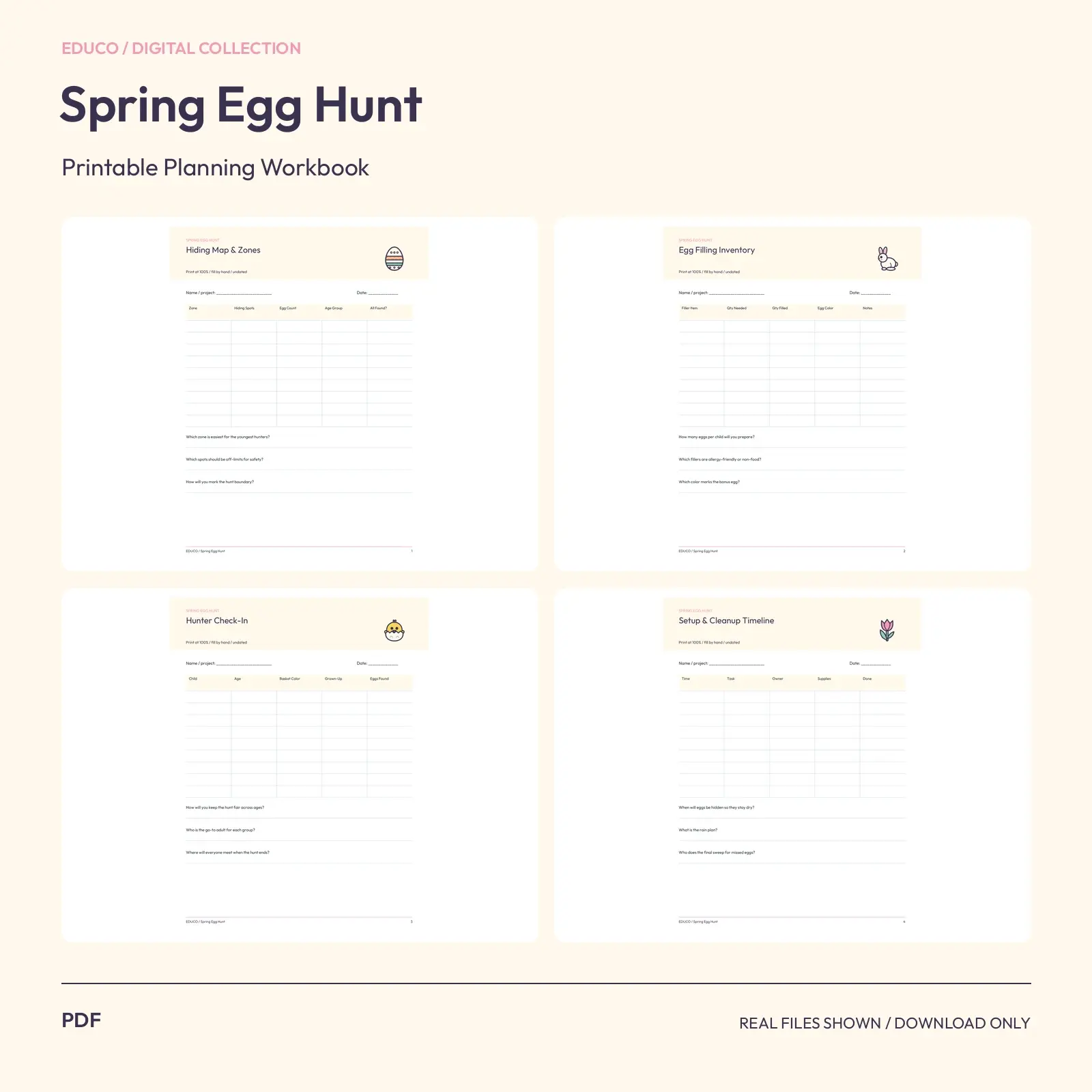 Spring Egg Hunt - Spring Egg Hunt Organizer preview