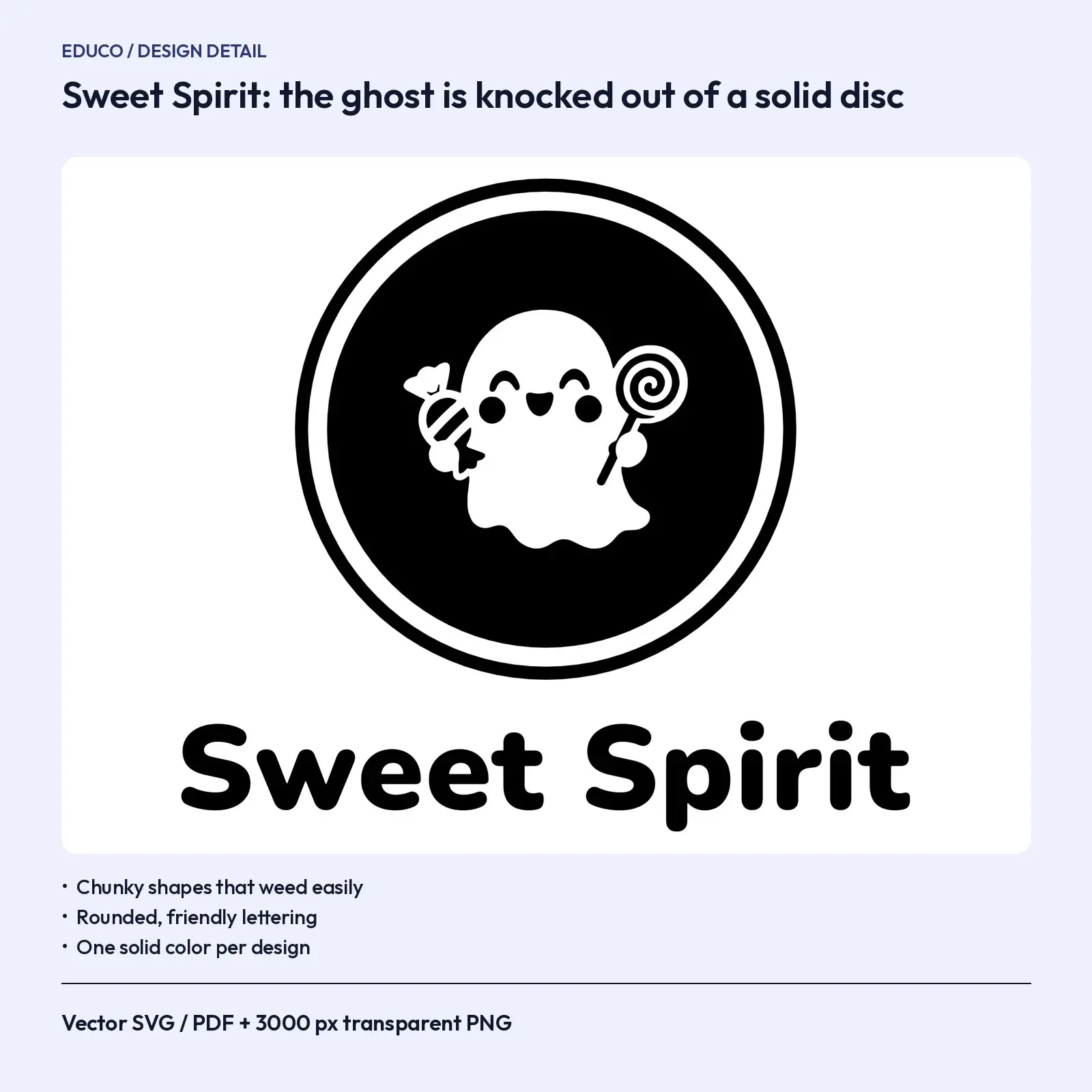 Kawaii Ghost and Pumpkin Halloween Shirt Designs – 12 Cute Tee SVG Cut Files, preview 3 of 3