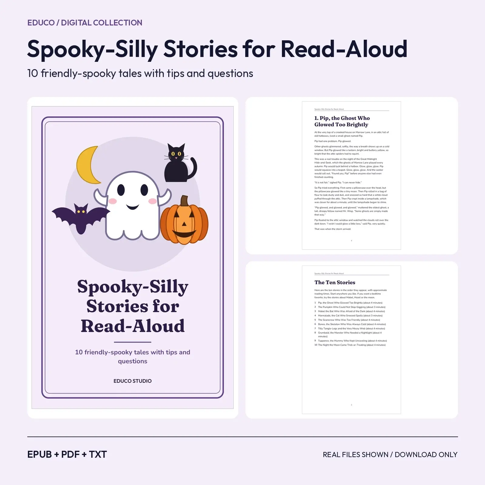 Spooky-Silly Stories for Read-Aloud preview