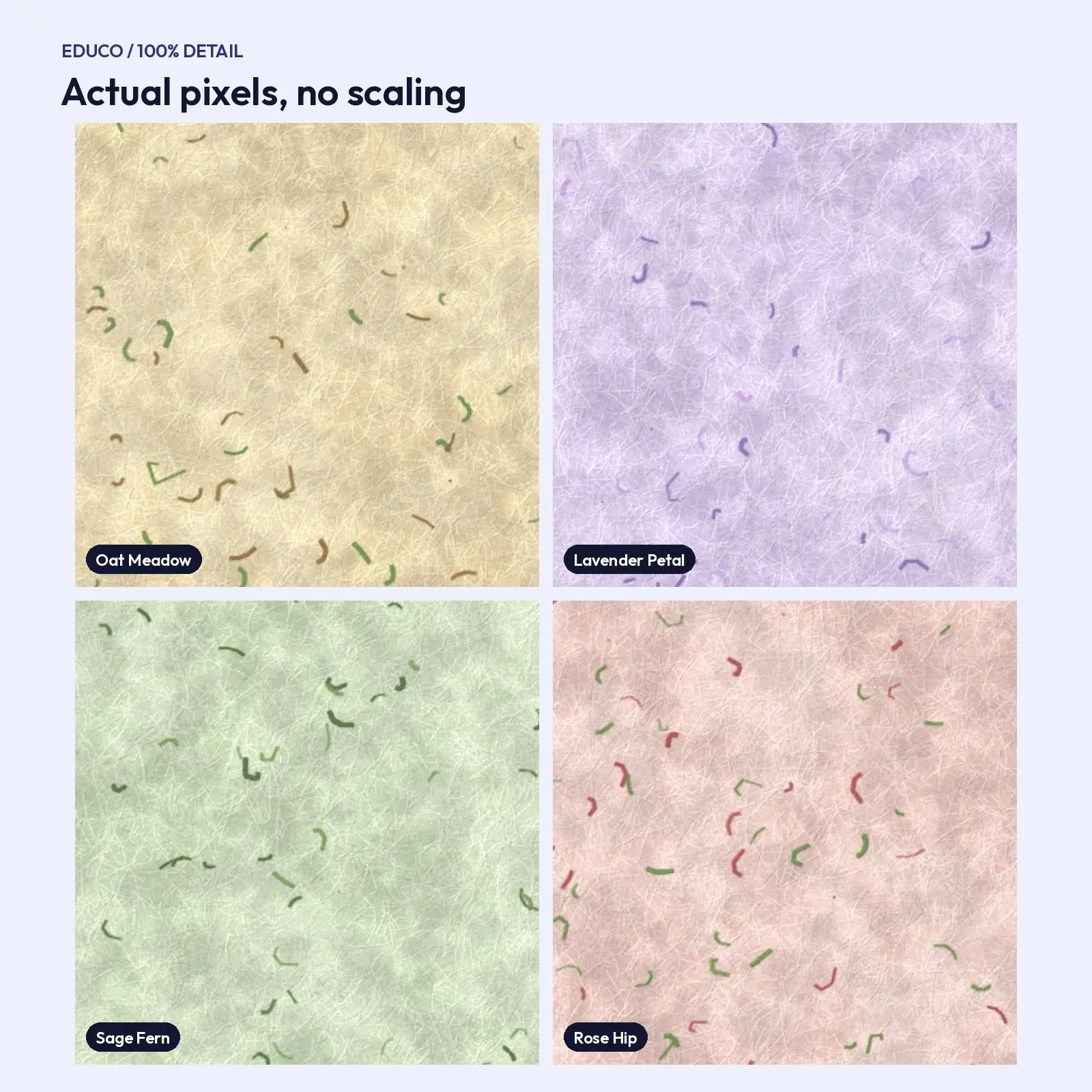 Handmade Herb-Fleck Paper Textures - 6 Seamless Botanical Paper Backgrounds, preview 3 of 4