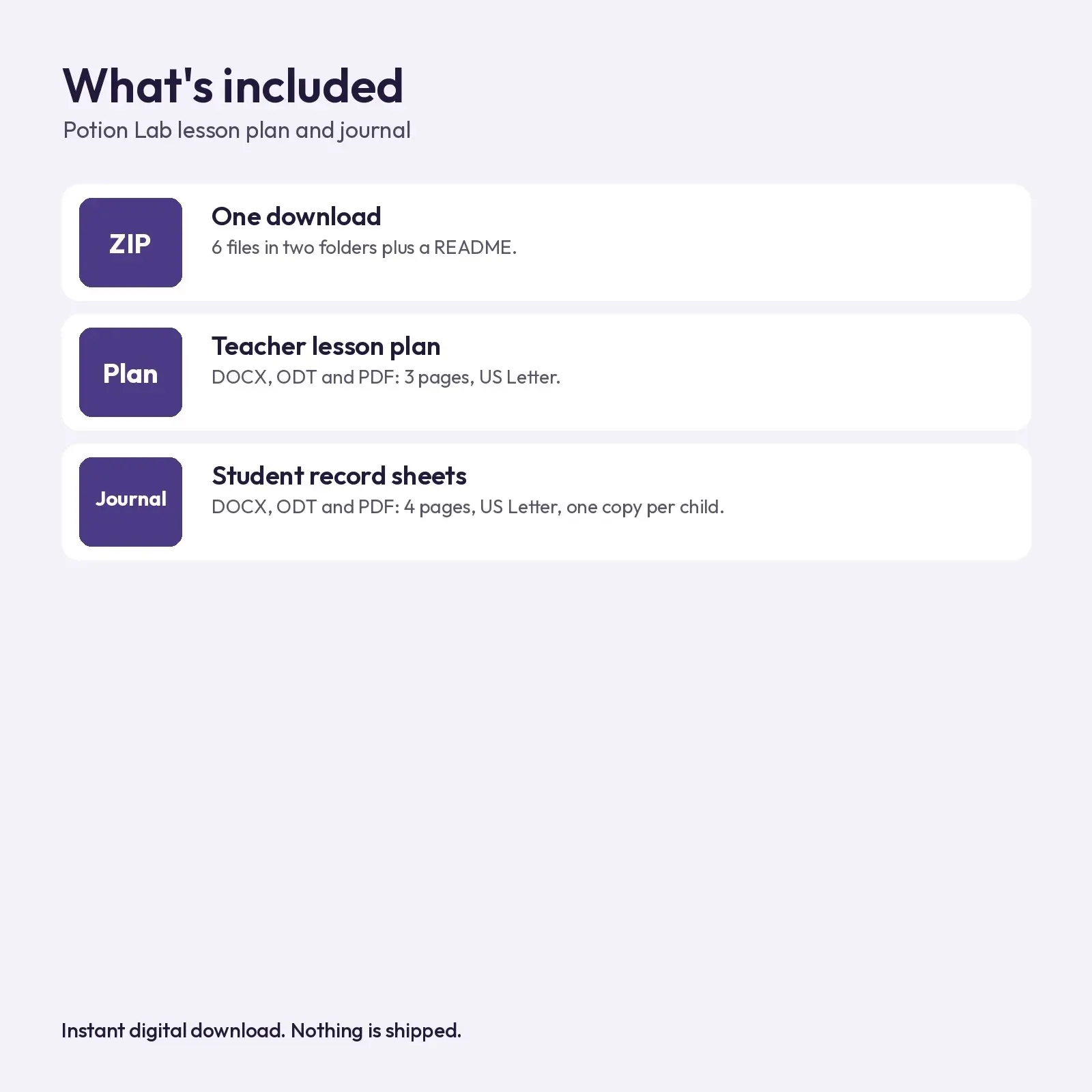 Potion Lab Kitchen Chemistry: STEM Lesson Plan and Student Lab Record Sheets for Grades 2-5 (DOCX, ODT, PDF), preview 4 of 4