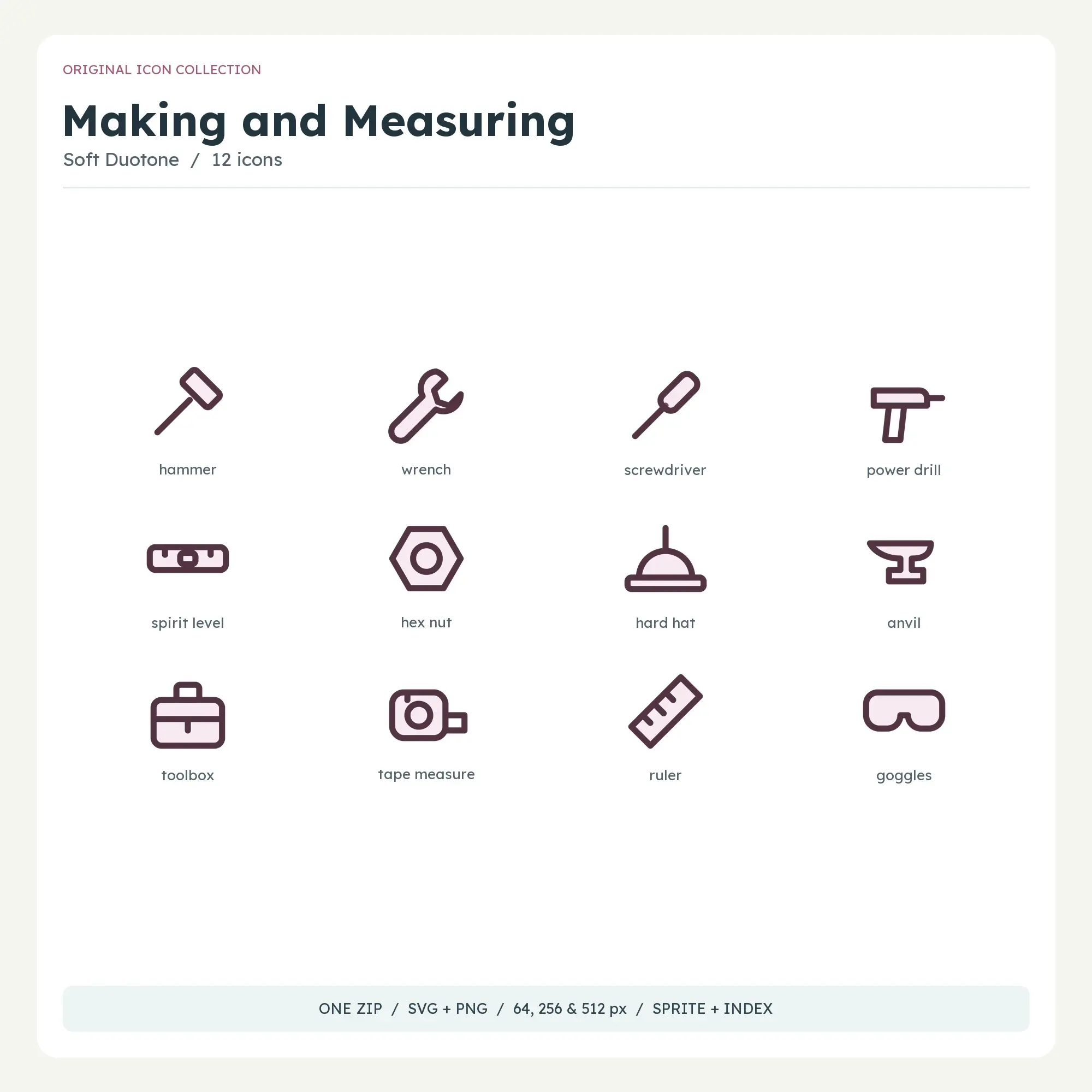 Making and Measuring Icons - Soft Duotone preview