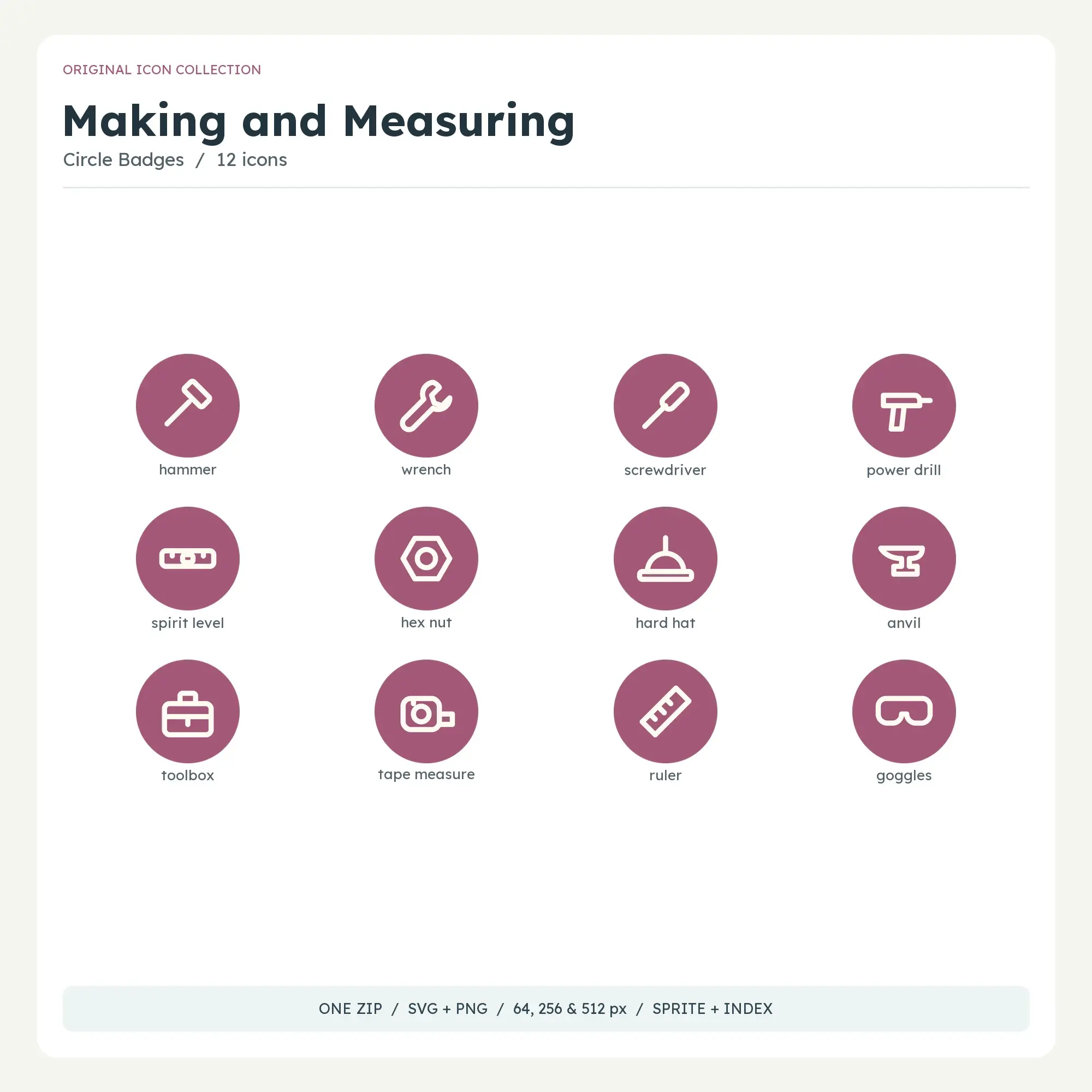 Making and Measuring Icons - Circle Badges preview