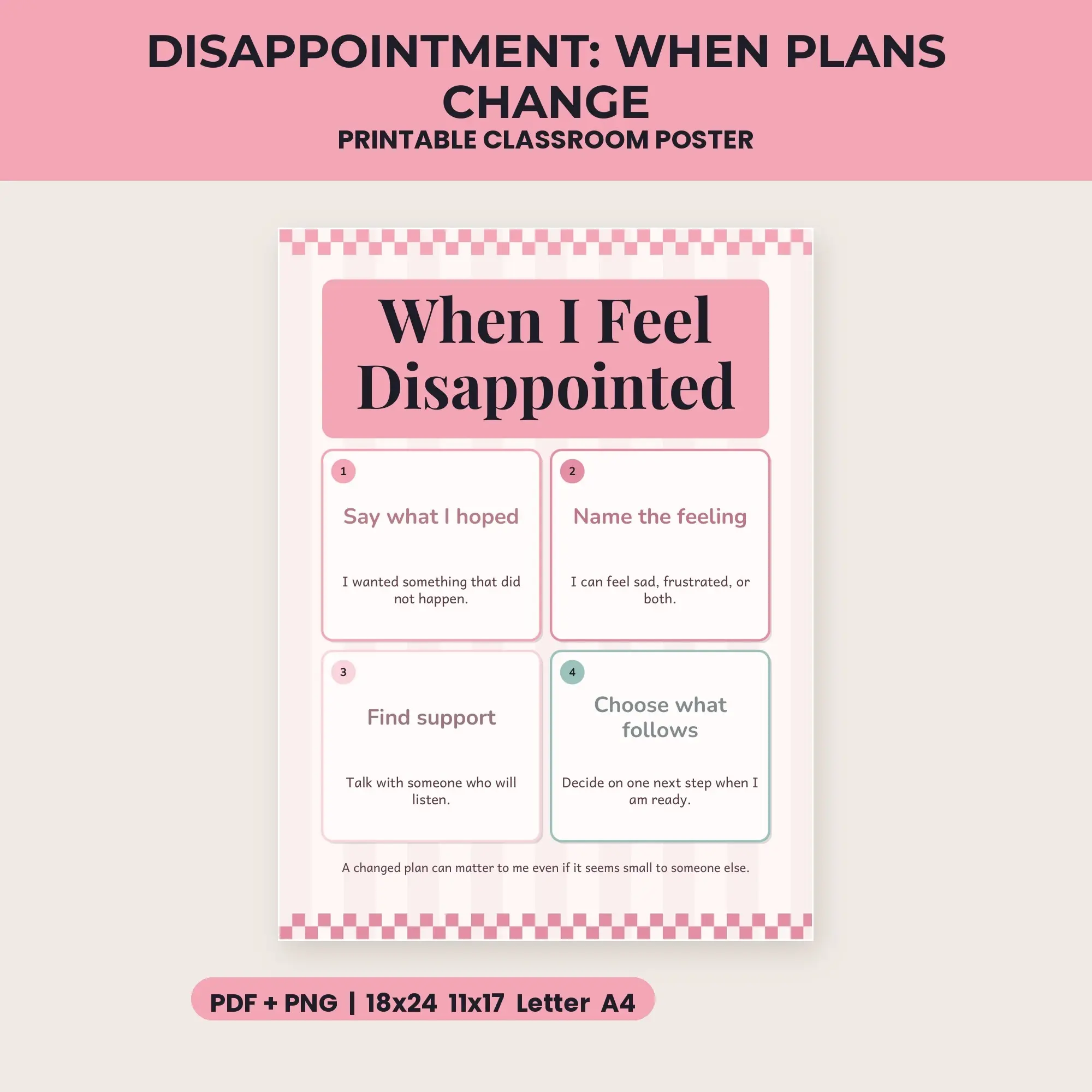 Disappointment: When Plans Change - Cherry Blossom preview