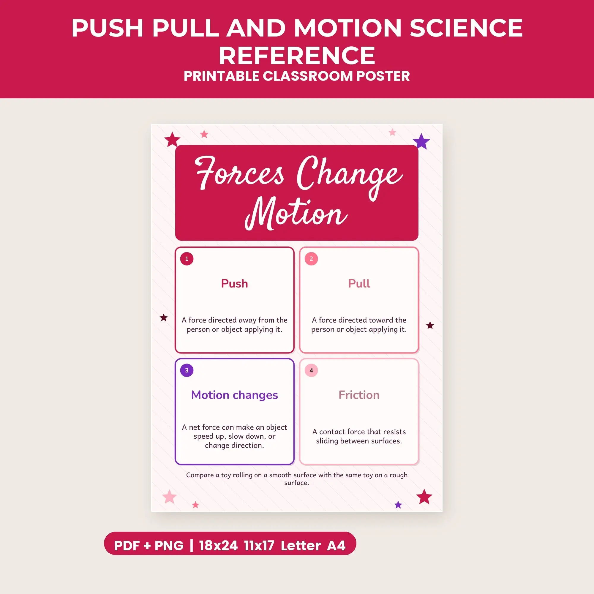 Push Pull and Motion Science Reference - Berry Bright preview