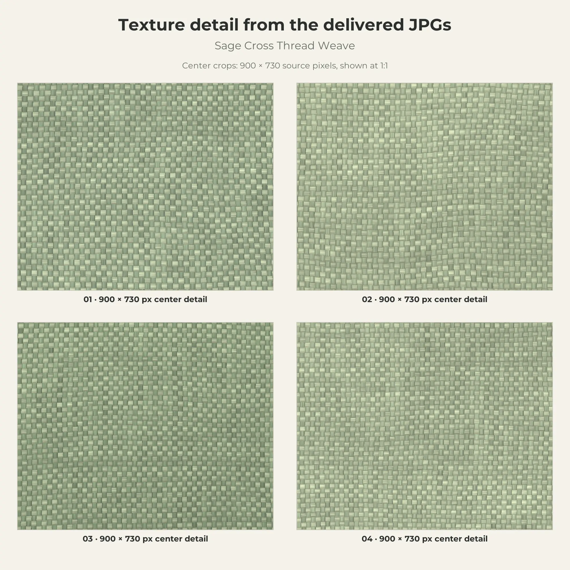 Sage Cross Thread Weave Texture Pack - 4 JPG, preview 2 of 2