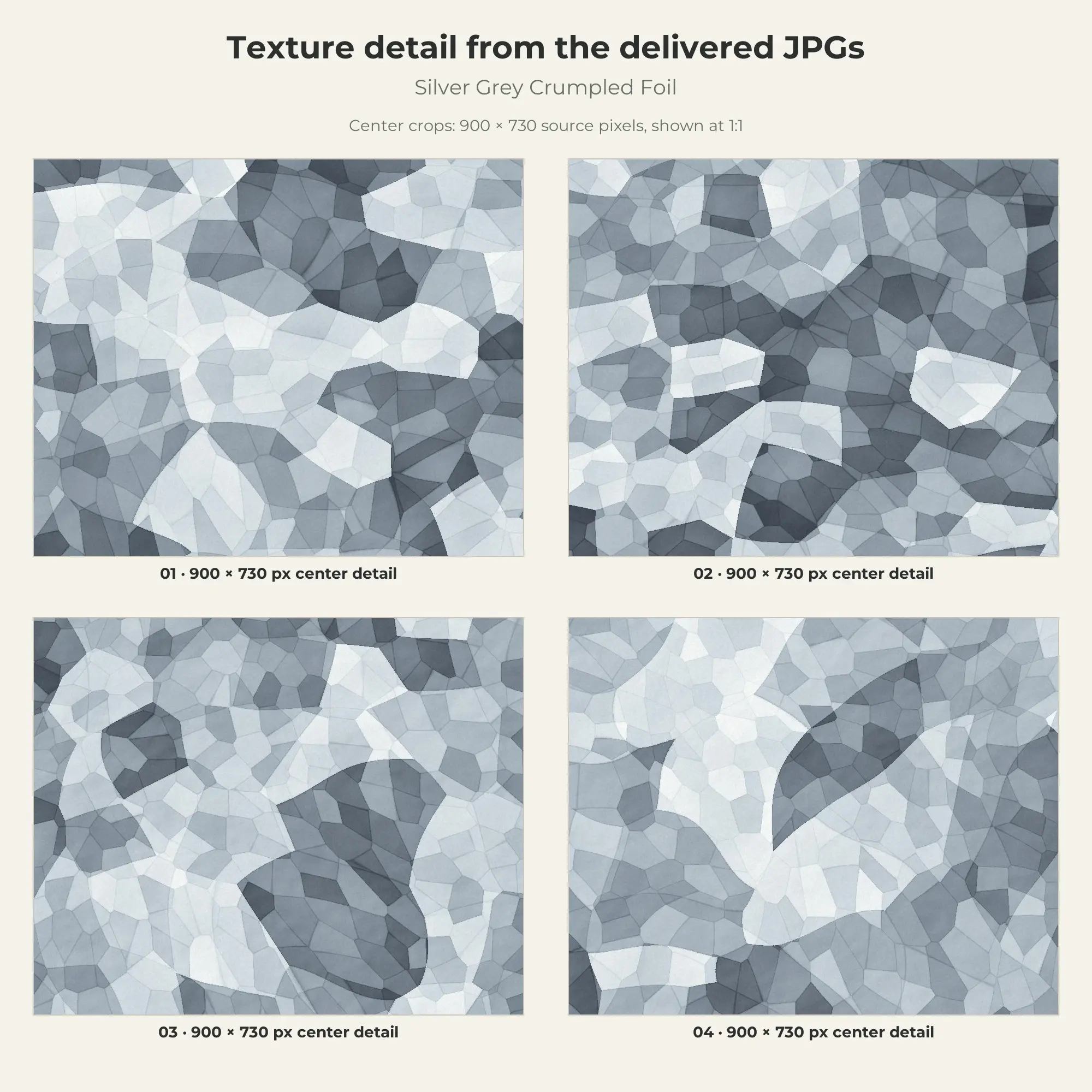 Silver Grey Crumpled Foil Texture Pack - 4 JPG, preview 2 of 2