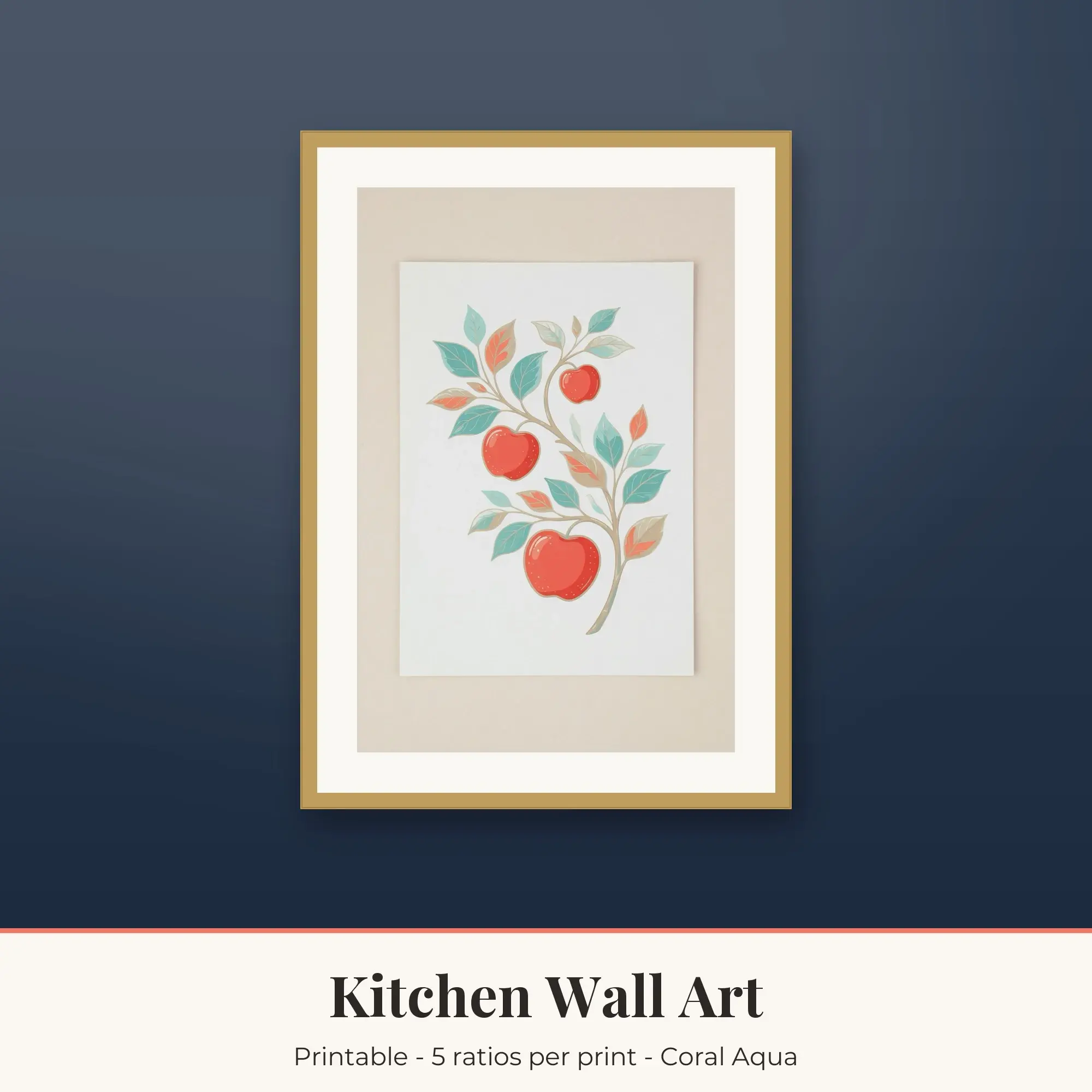 Kitchen Printable Art Print: Apple Orchard preview