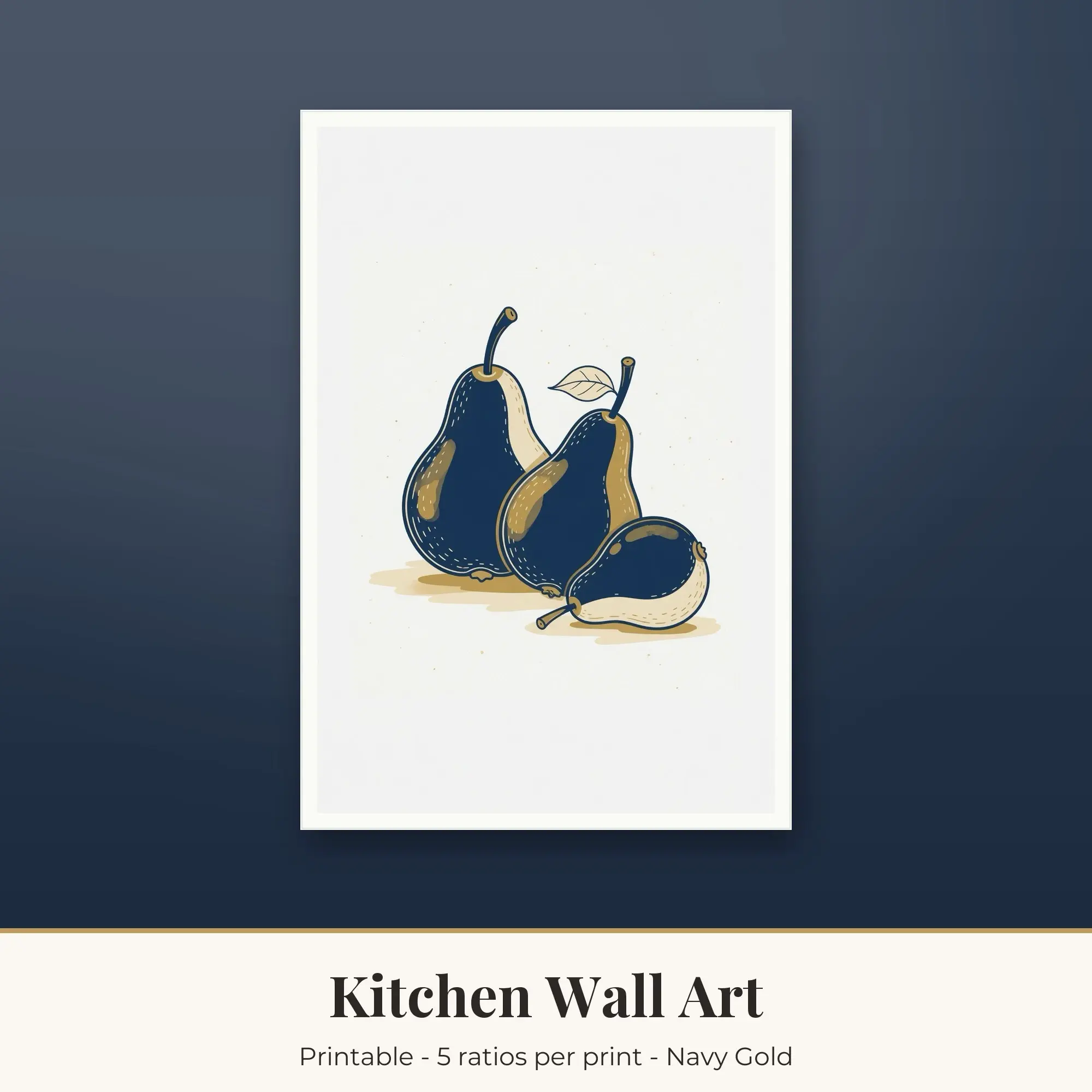 Kitchen Printable Art Print: Pears preview