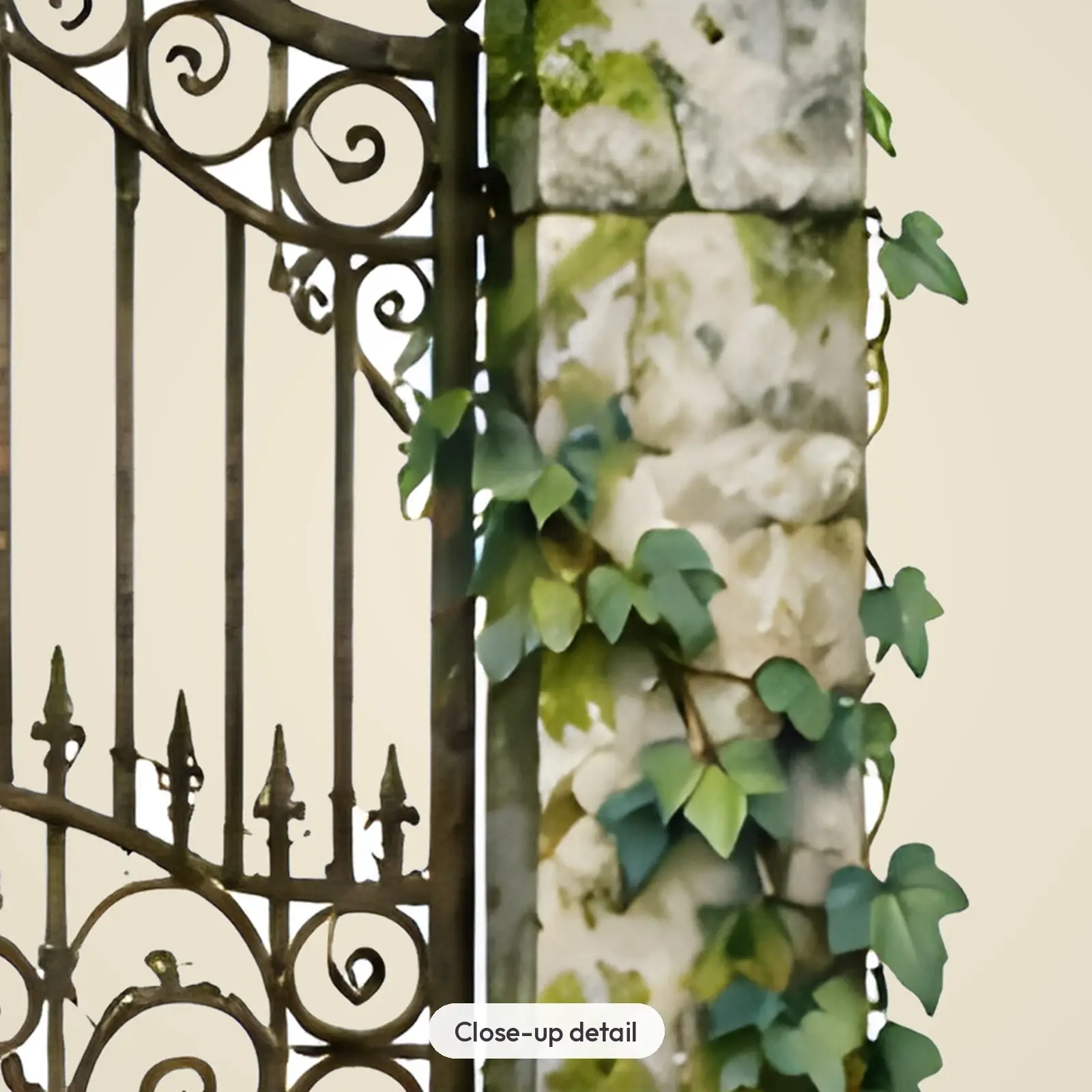 Graveyard Gates and Old Stones Clip Art – 10 Watercolor Halloween PNGs, preview 3 of 4
