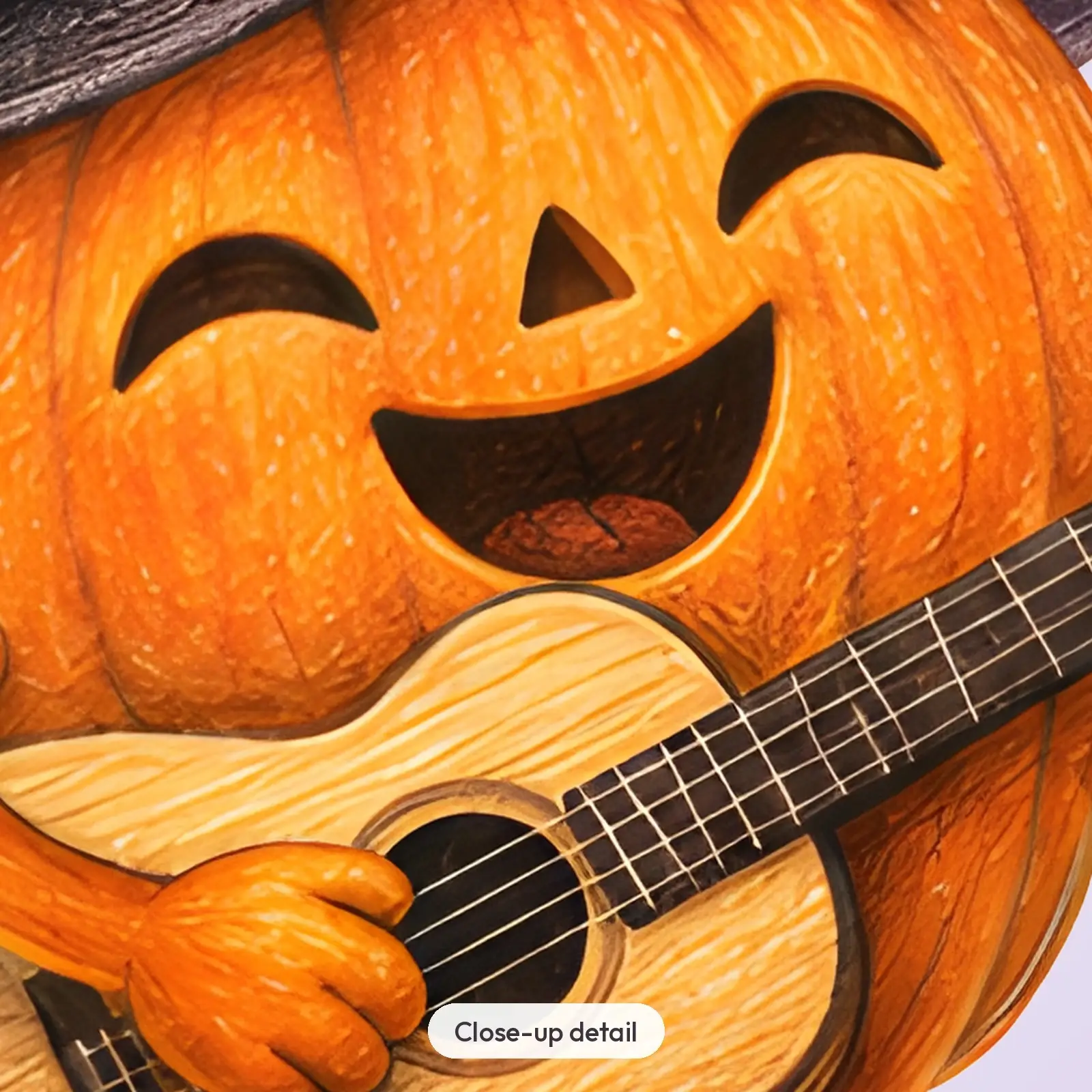 Smiling Pumpkin Pals Clip Art – 10 Colored Pencil Characters, preview 3 of 4