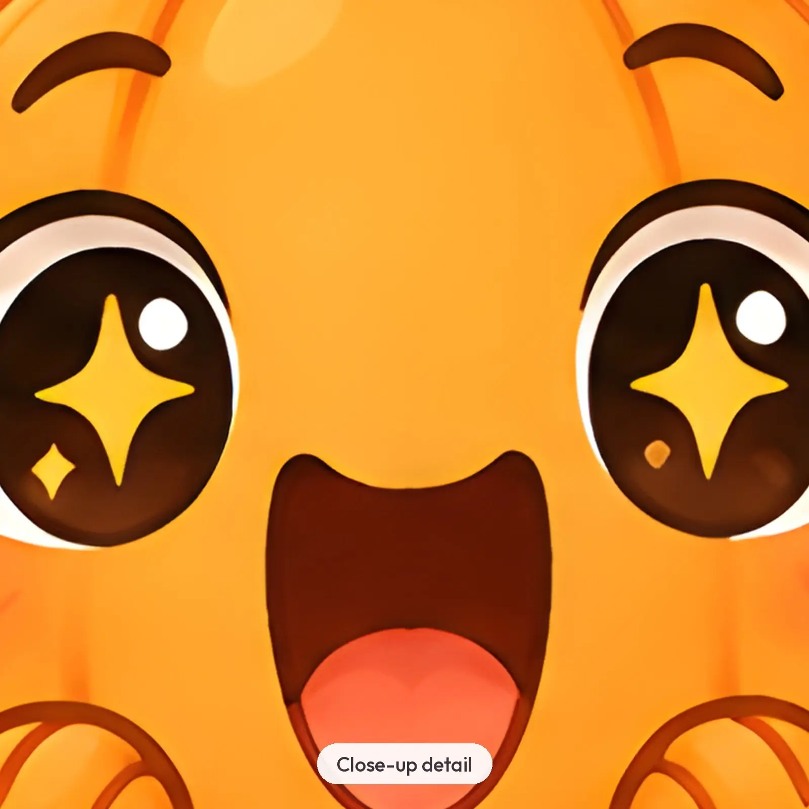 Pumpkin Feelings Faces Clip Art – 12 Flat Cute Emotion Pumpkins, preview 3 of 4