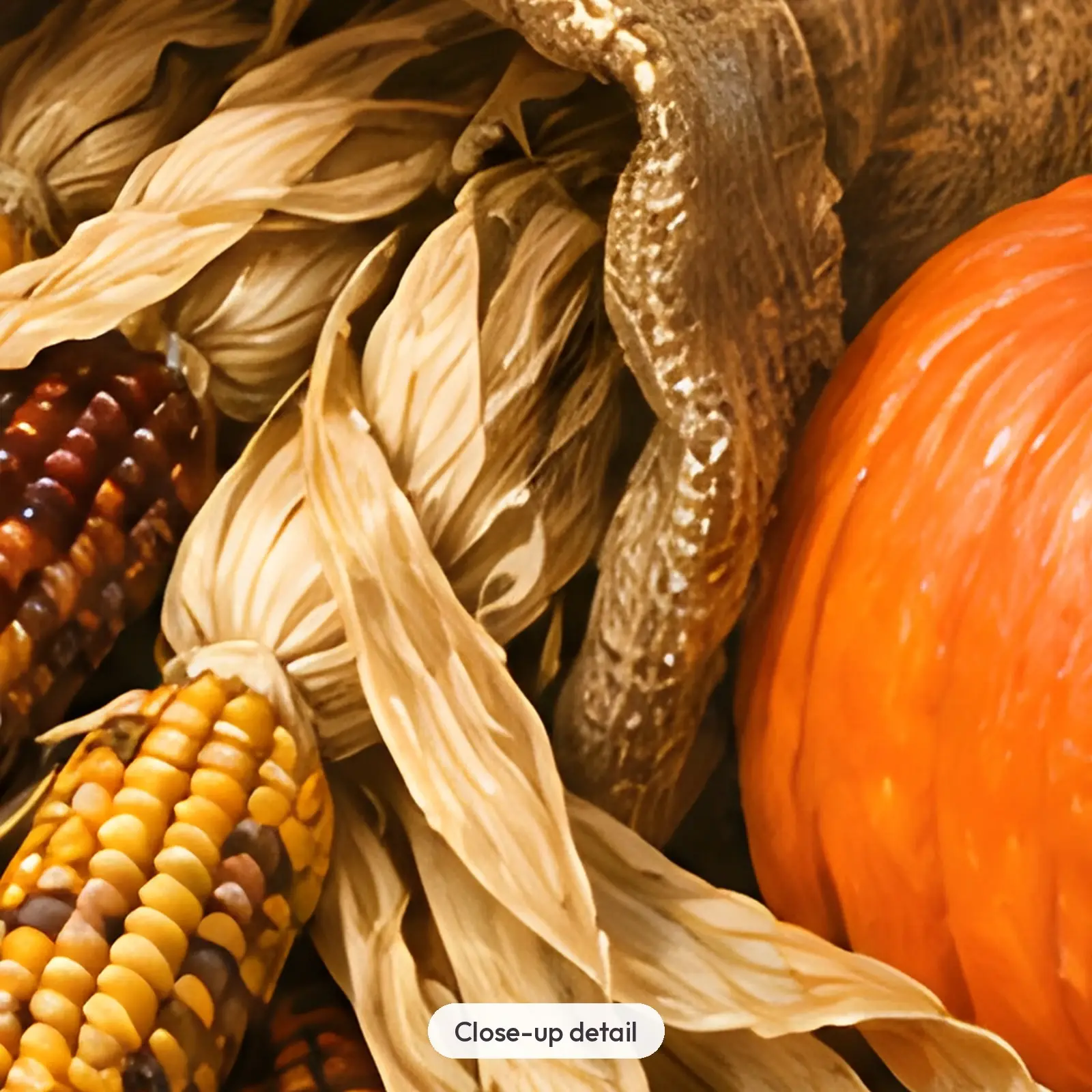 Vintage Pumpkin Still Life Clip Art – 12 Oil Painted Harvest Compositions, preview 3 of 4