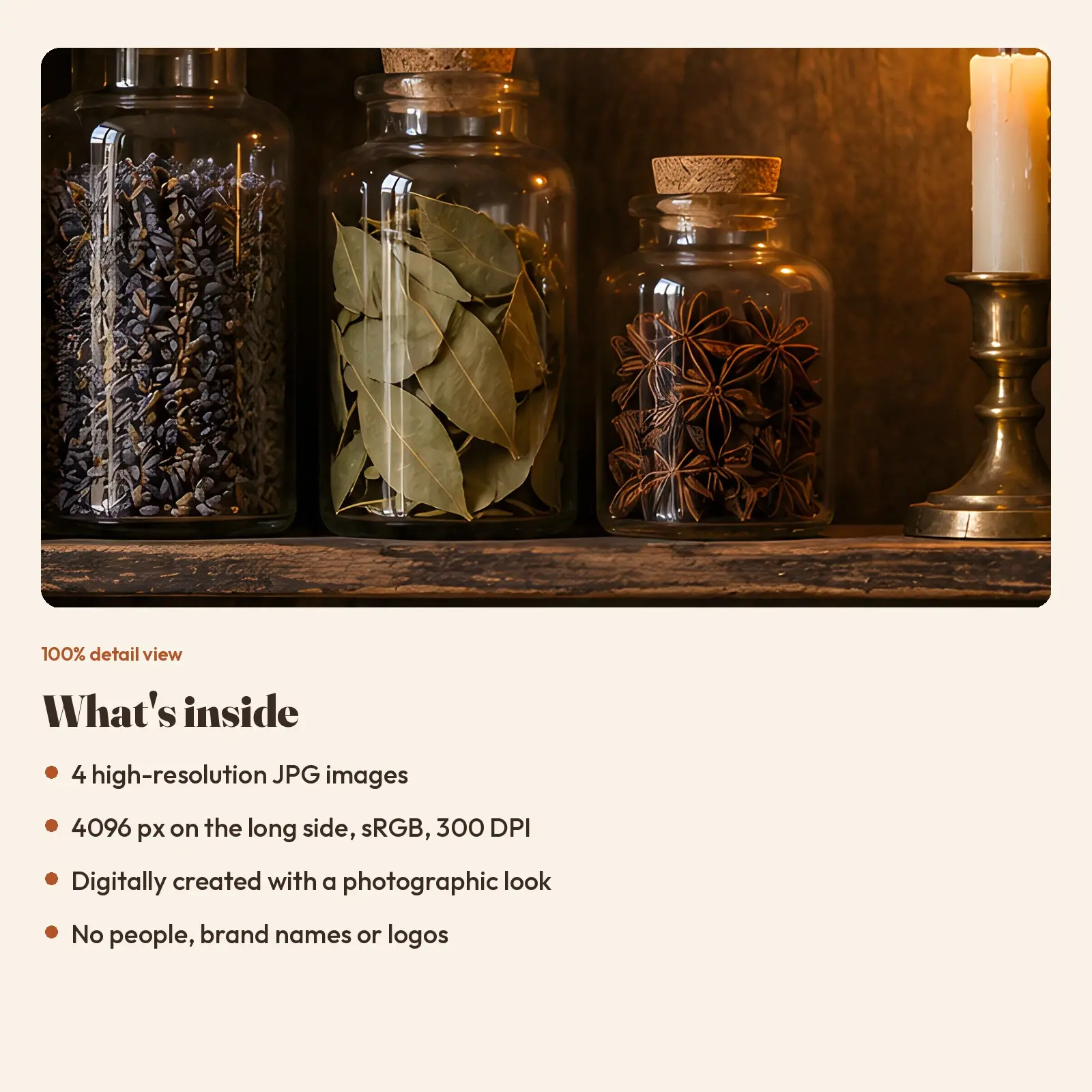 Spell Jar Apothecary Shelf Stock Images - 4 Digitally Created High-Res JPG Photos, preview 3 of 3