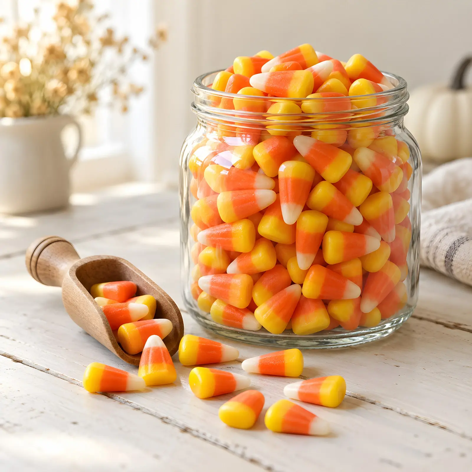 Candy Corn Flat Lay Stock Images - 4 Digital High-Res JPG + WebP Photos preview