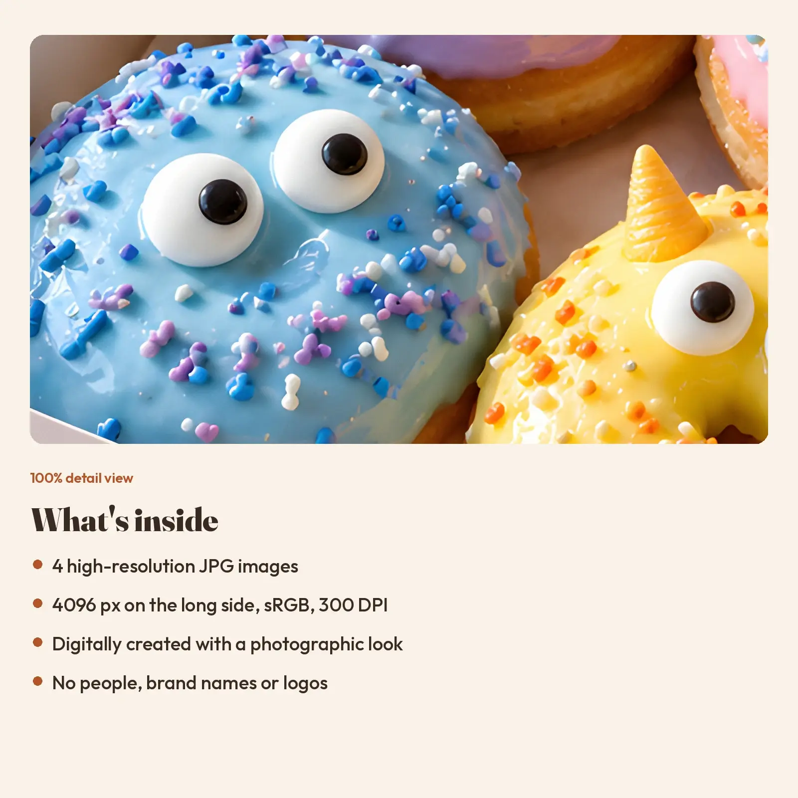Monster Cupcake Cafe Counter Stock Images - 4 Digital High-Res JPG Photos, preview 3 of 3