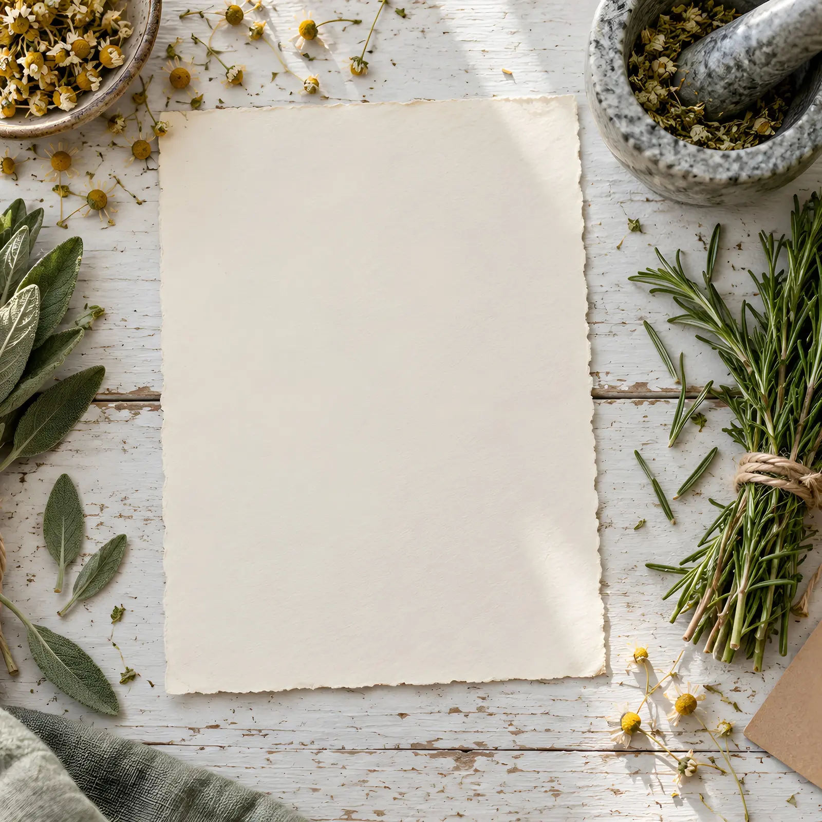 Herbalist Workbench With Blank Space Stock Images - 4 Digital High-Res JPG Photos preview