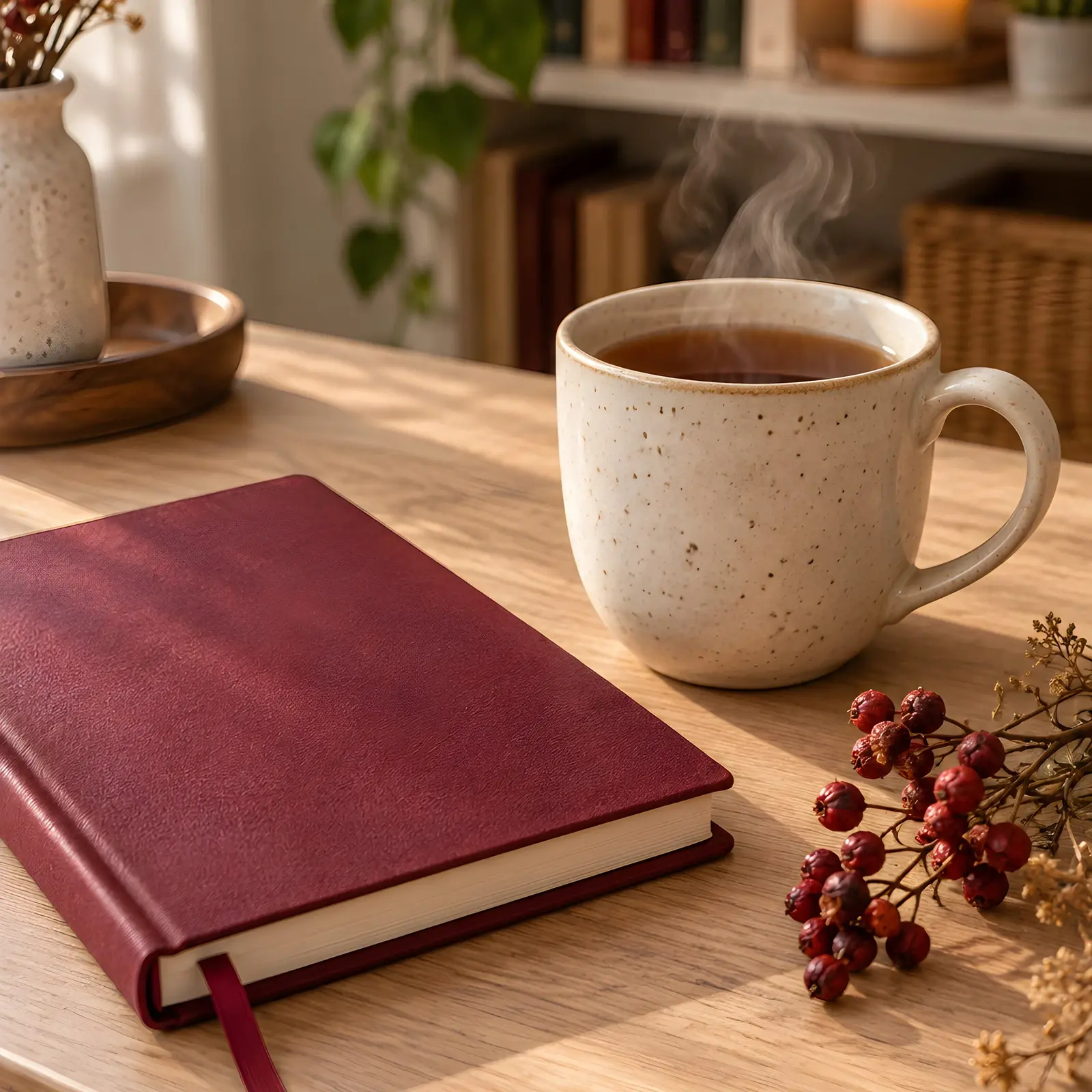 Cranberry Lesson Planning Workspace Stock Images - 5 Digitally Created High-Res JPG + WebP Photos preview
