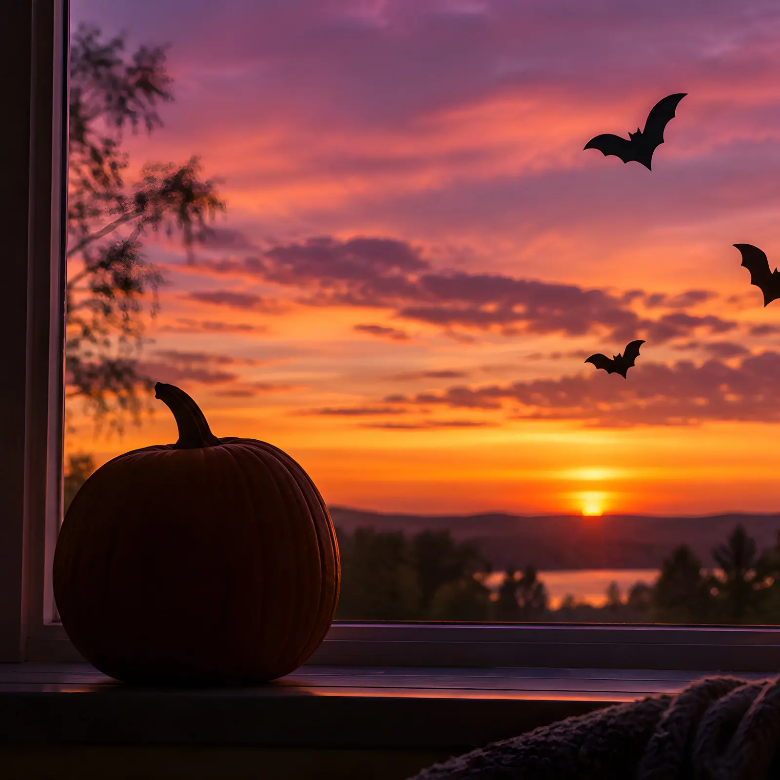 Dusk Paper Bat Windowsill Stock Images - 5 Digital High-Res JPG + WebP Photos, preview 1 of 3