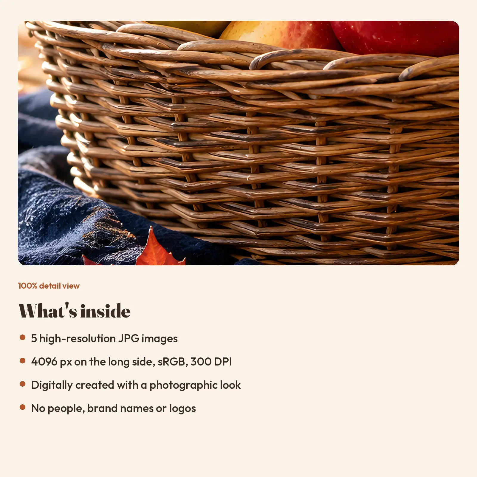 Red Apple Teacher Gift Stock Images - 5 Digitally Created High-Res JPG Photos, preview 3 of 3