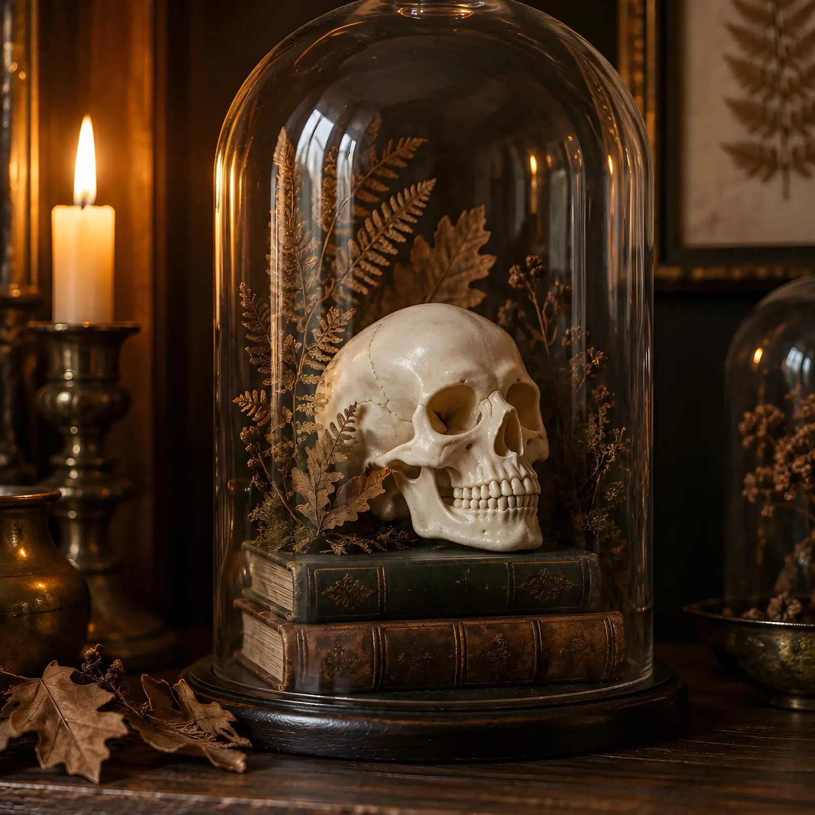 Cabinet of Curiosities Mantel and Shelf Stock Images - 6 Digitally Created JPG Photos preview