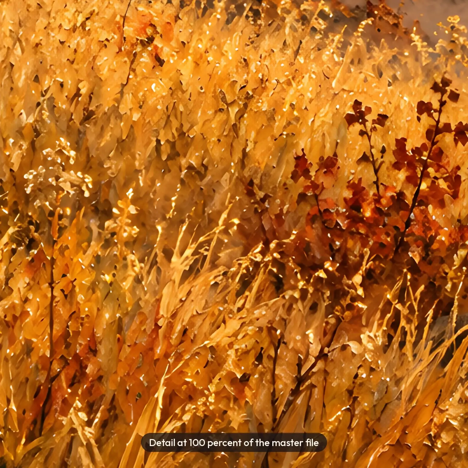 Deer in a Golden Autumn Meadow Landscape Printable Art, Cozy Forest Painting, preview 4 of 4