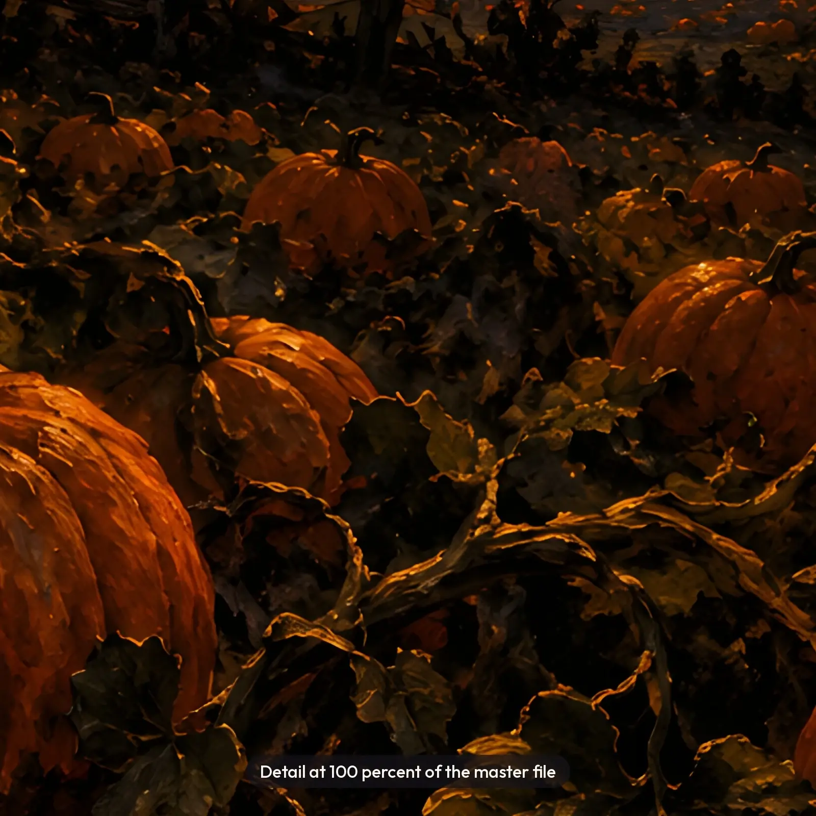 Bats Over the Harvest Moon Printable Halloween Wall Art, Dark Sky Oil Painting, preview 4 of 4