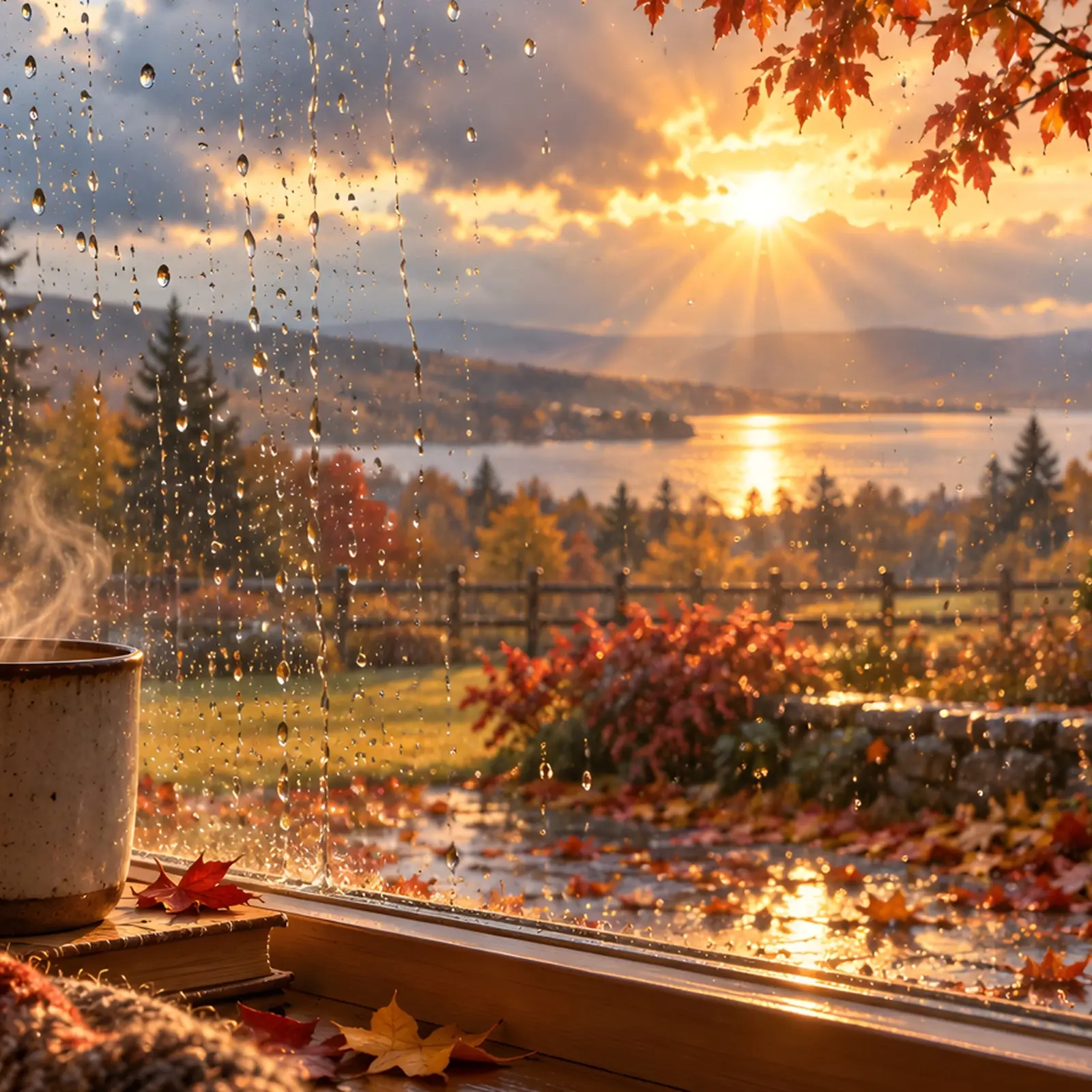 Golden Light After the Rain Wallpaper – Phone, Tablet and Desktop 4K JPG preview