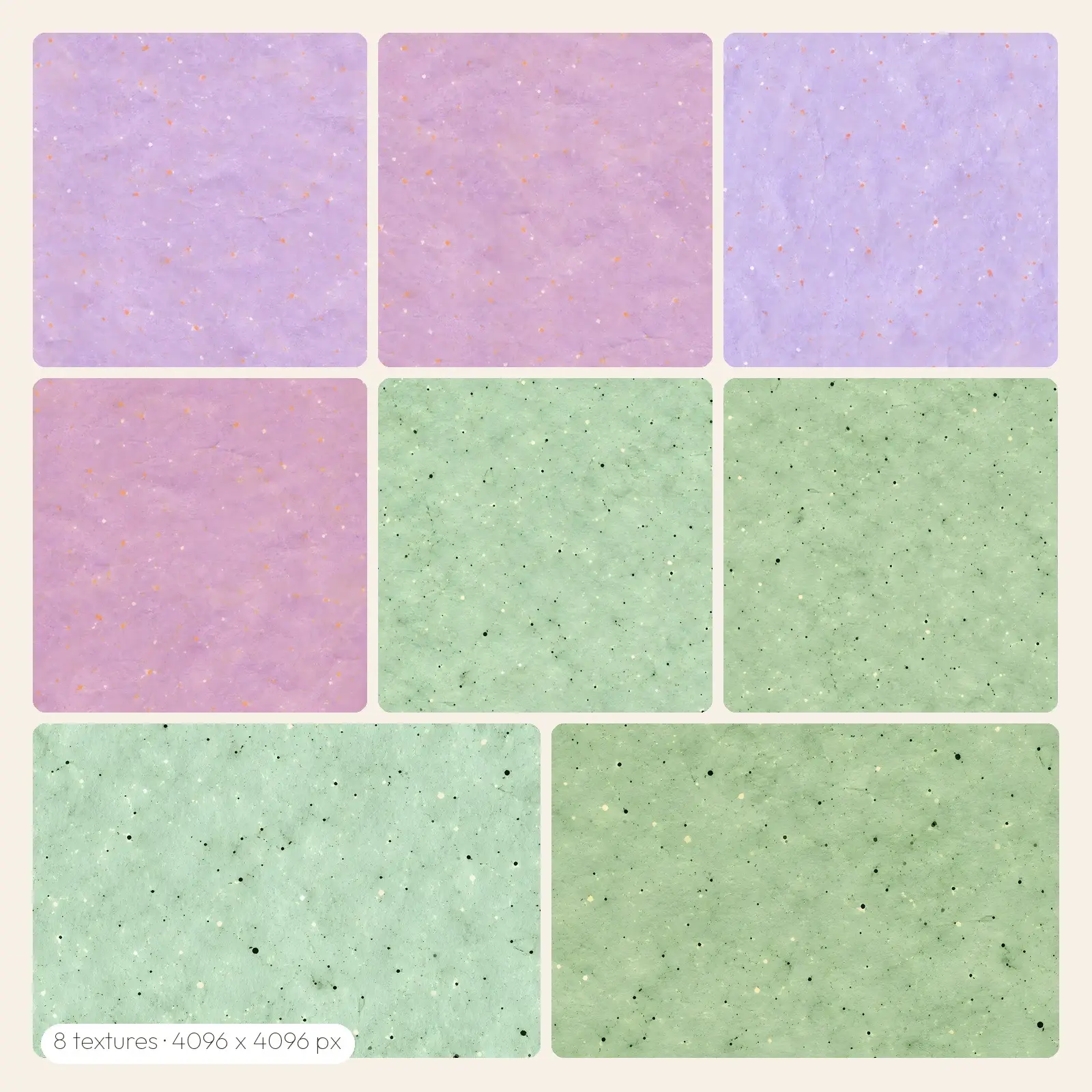 Pastel Speckled Halloween Paper Textures – 8 High-Res Grunge Textures, JPG PNG preview
