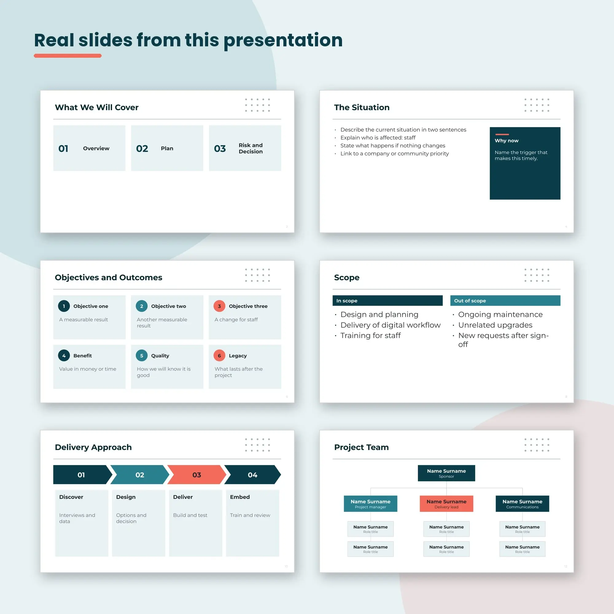 Project Proposal Presentation, Office Teams (PPTX + POTX), preview 2 of 2