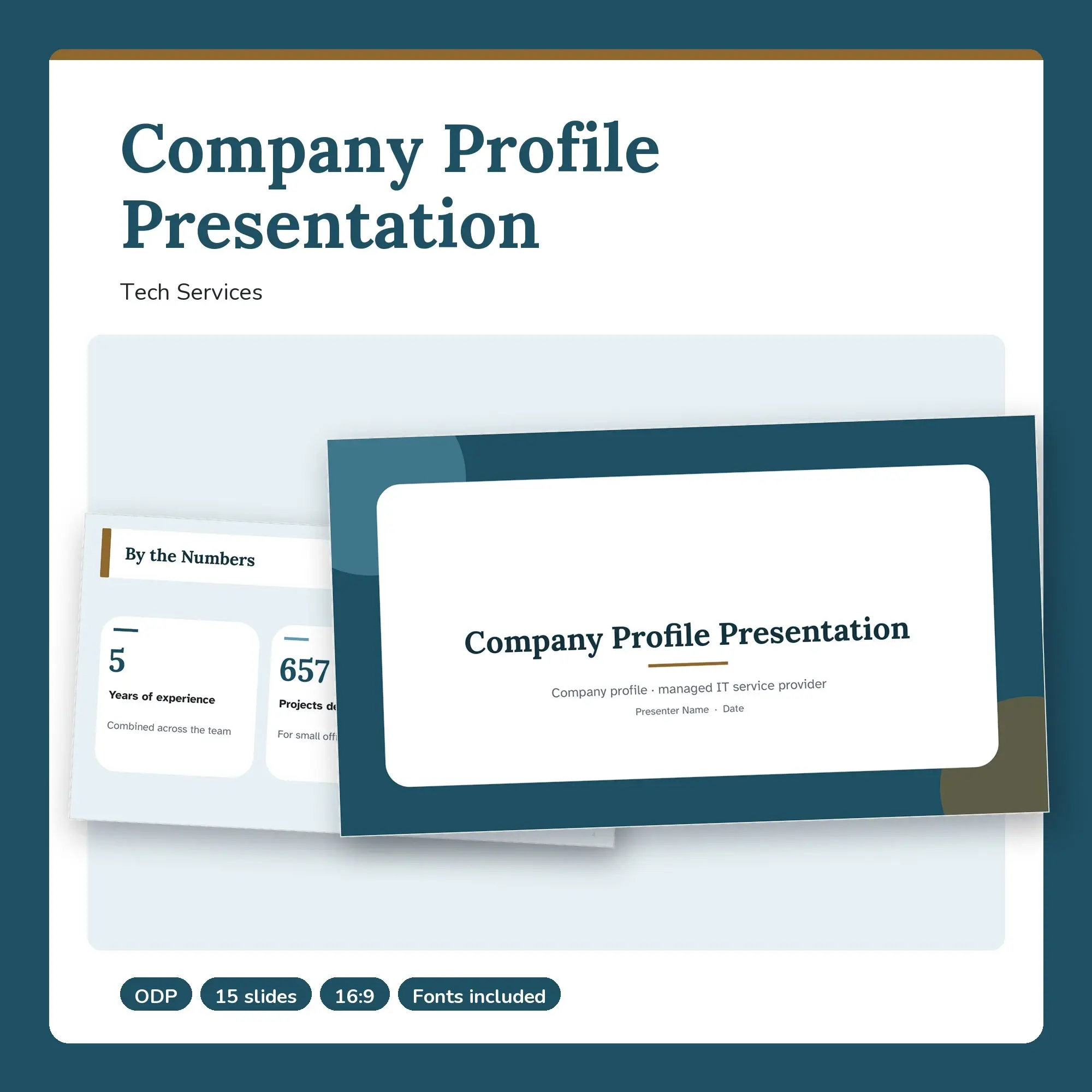 Company Profile Presentation, Tech Services (ODP), preview 1 of 2