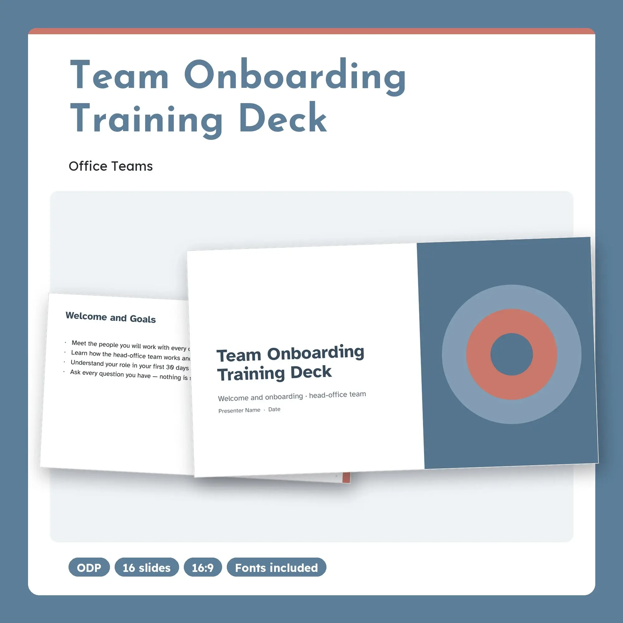Team Onboarding Training Deck, Office Teams (ODP) preview