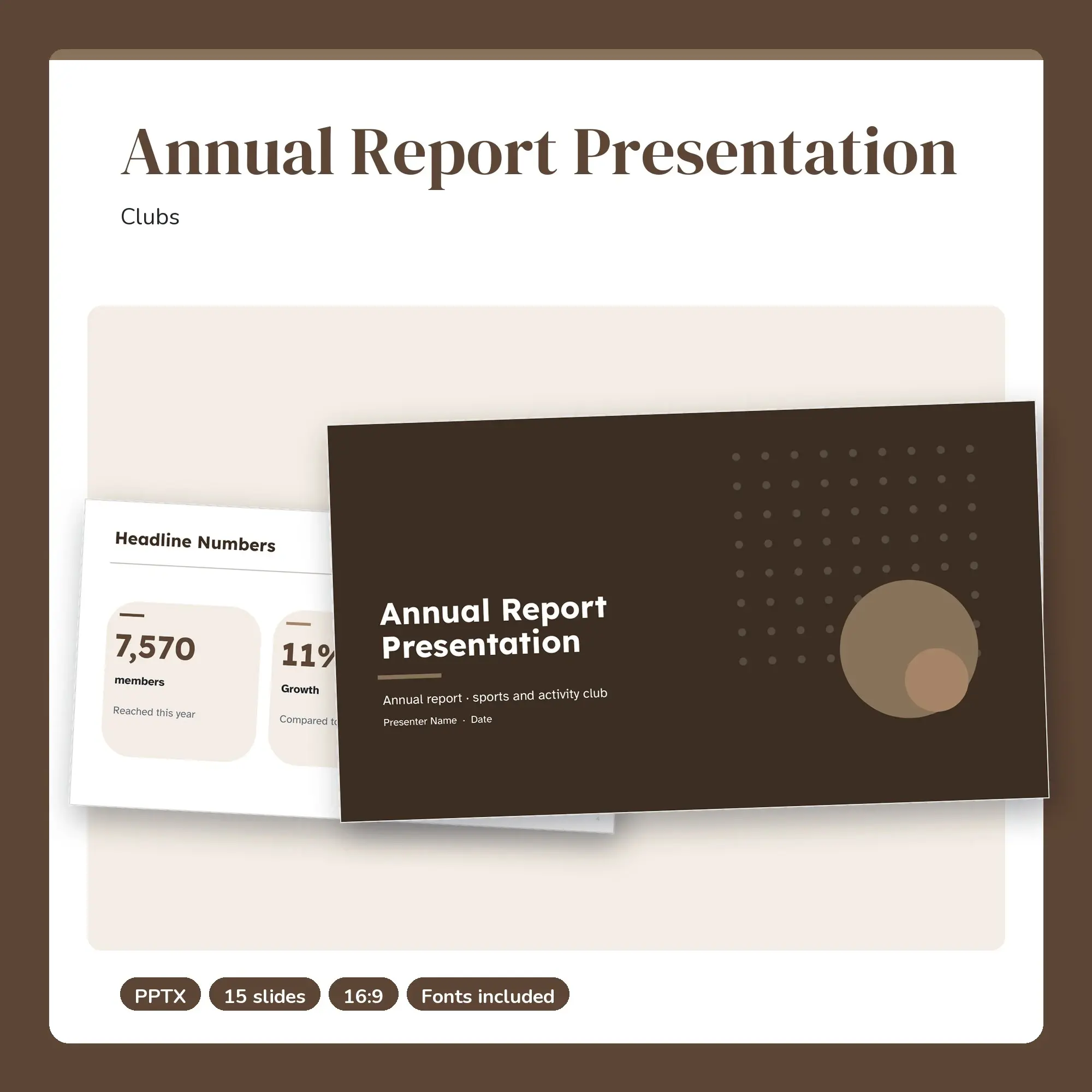 Annual Report Presentation, Clubs (PPTX) preview