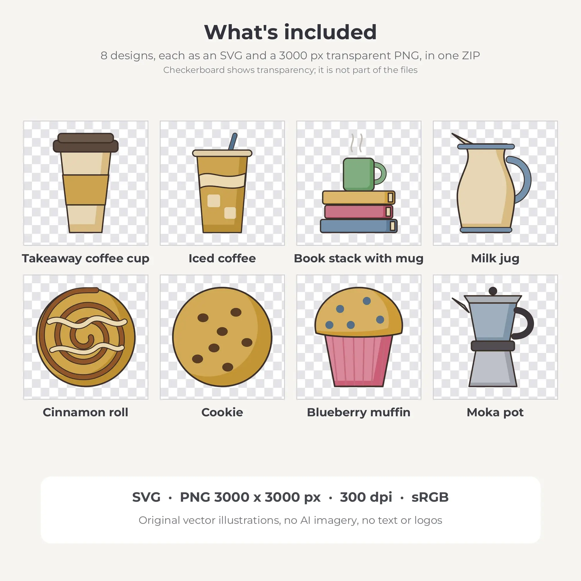8 Fine Ink Coffee Shop Clipart Illustrations, SVG PNG, preview 2 of 2