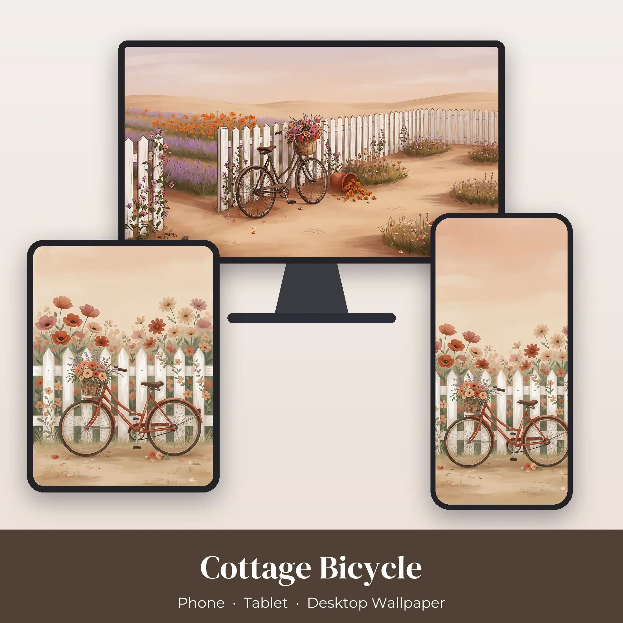 Wallpaper Pack – Cottage Bicycle preview