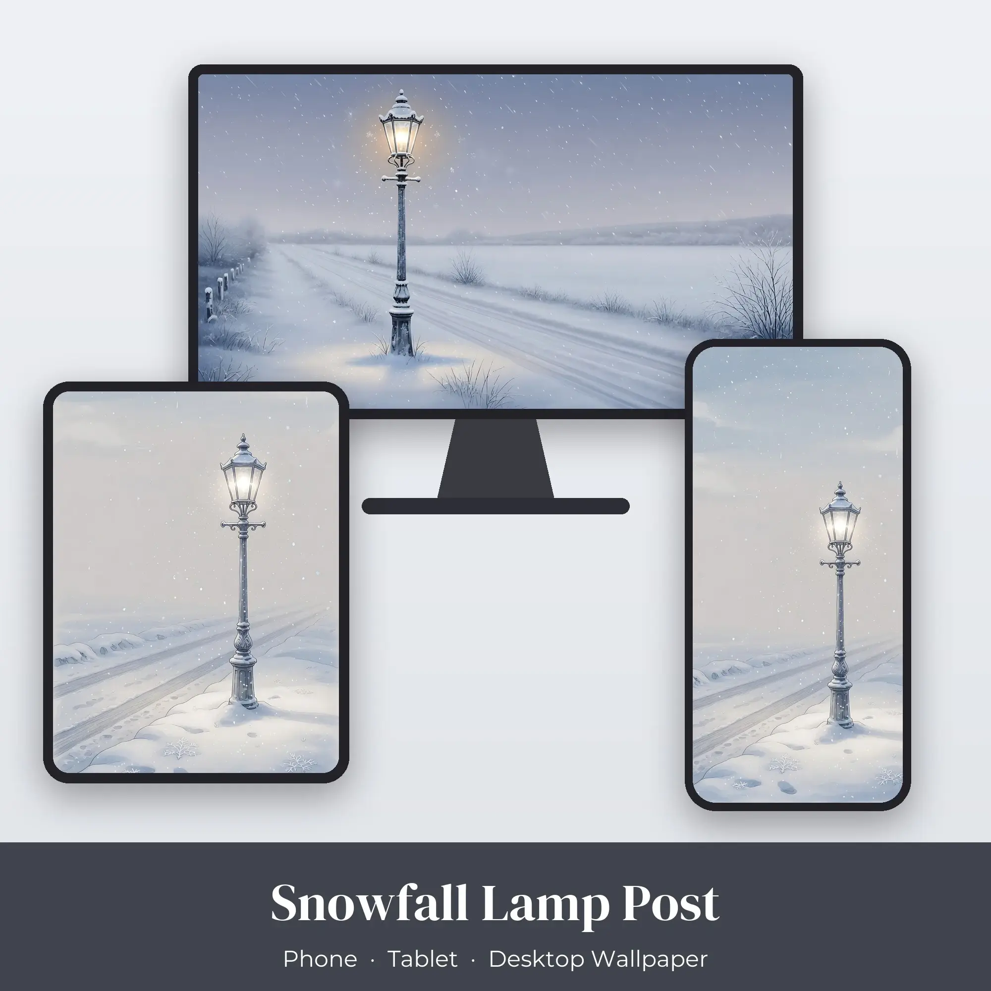 Wallpaper Pack – Snowfall Lamp Post preview